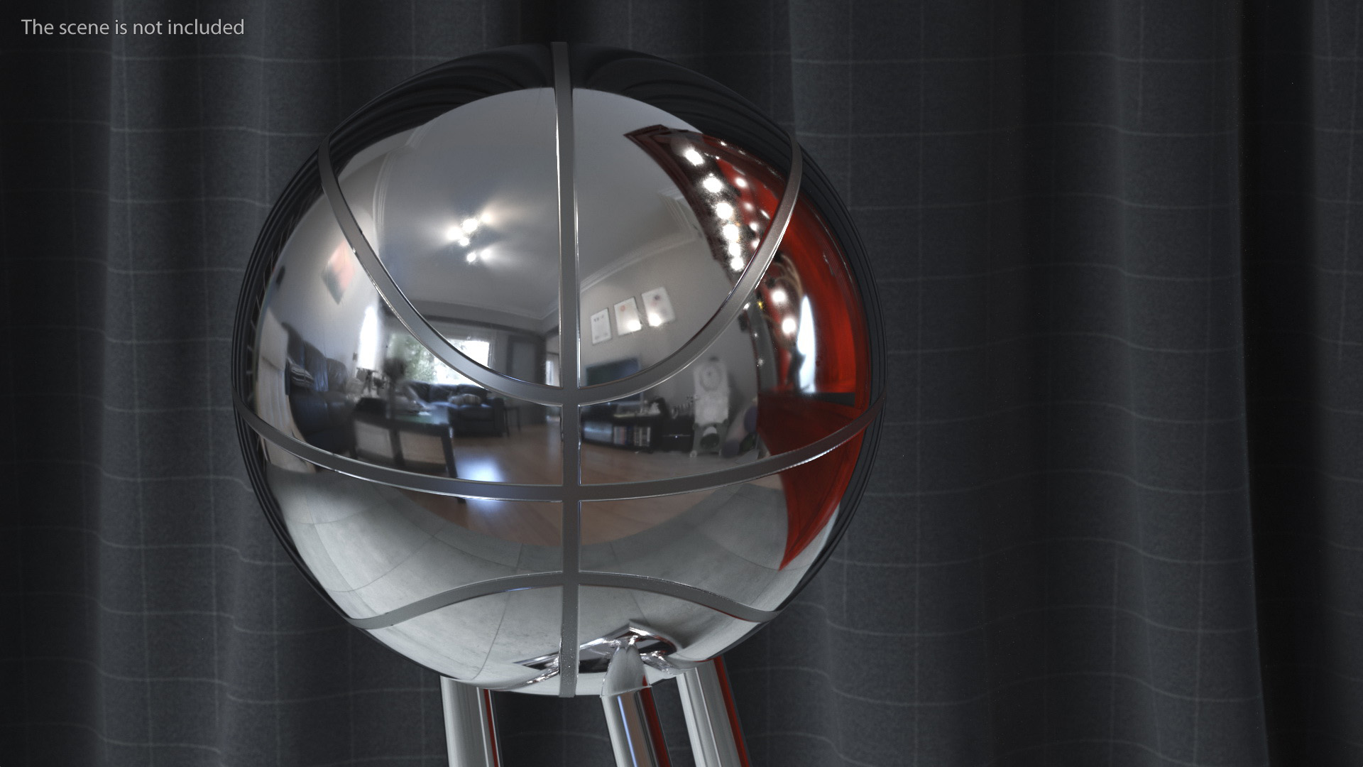 3D Woman Basketball Championship Trophy
