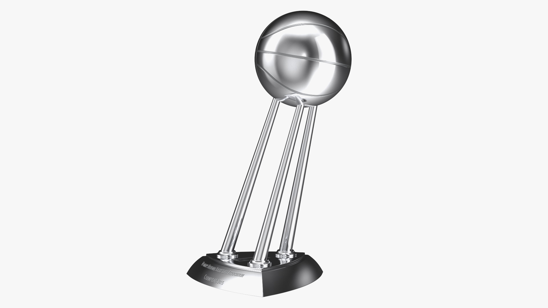 3D Woman Basketball Championship Trophy