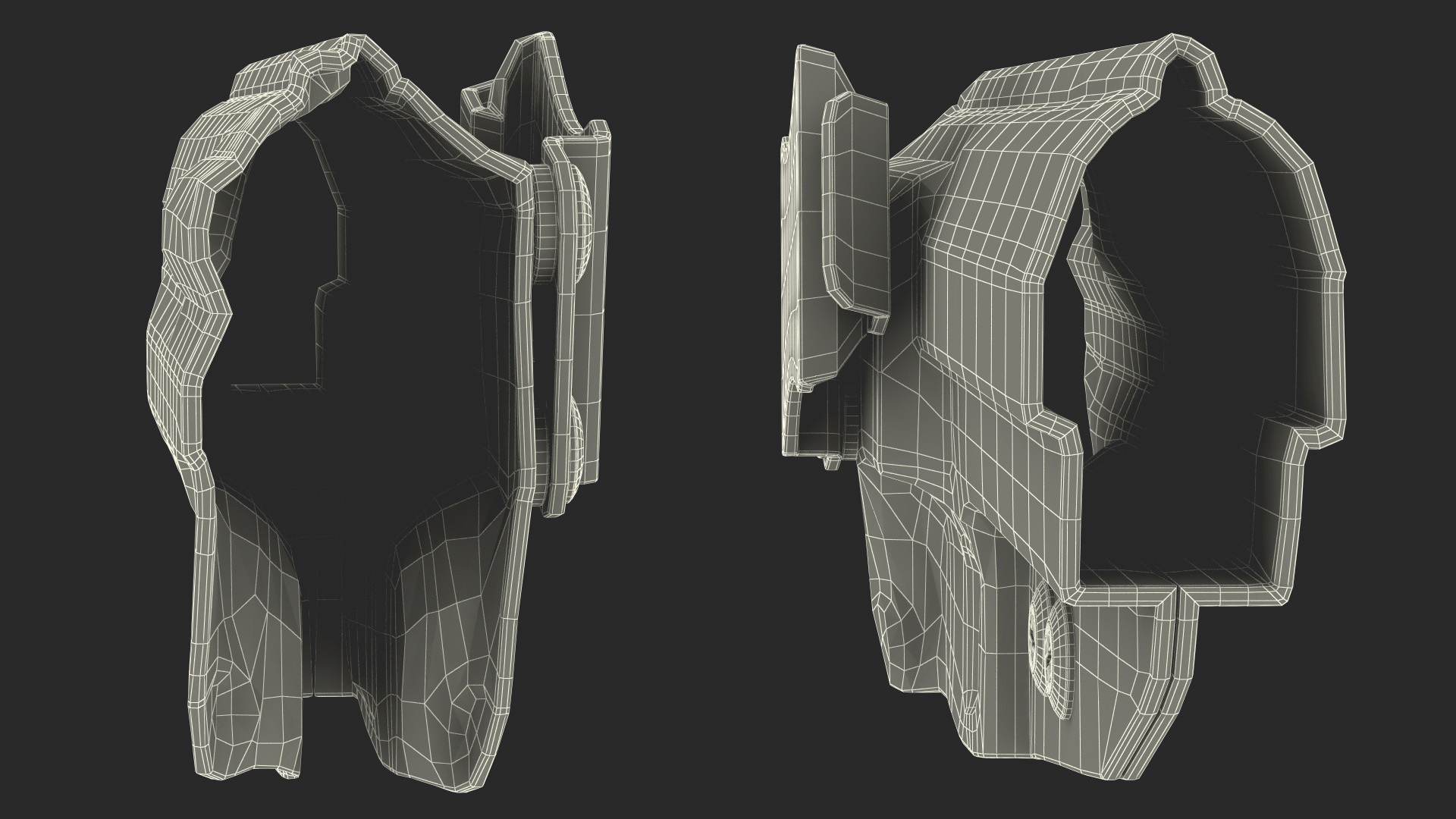 Holster Beretta Kydex Black 3D