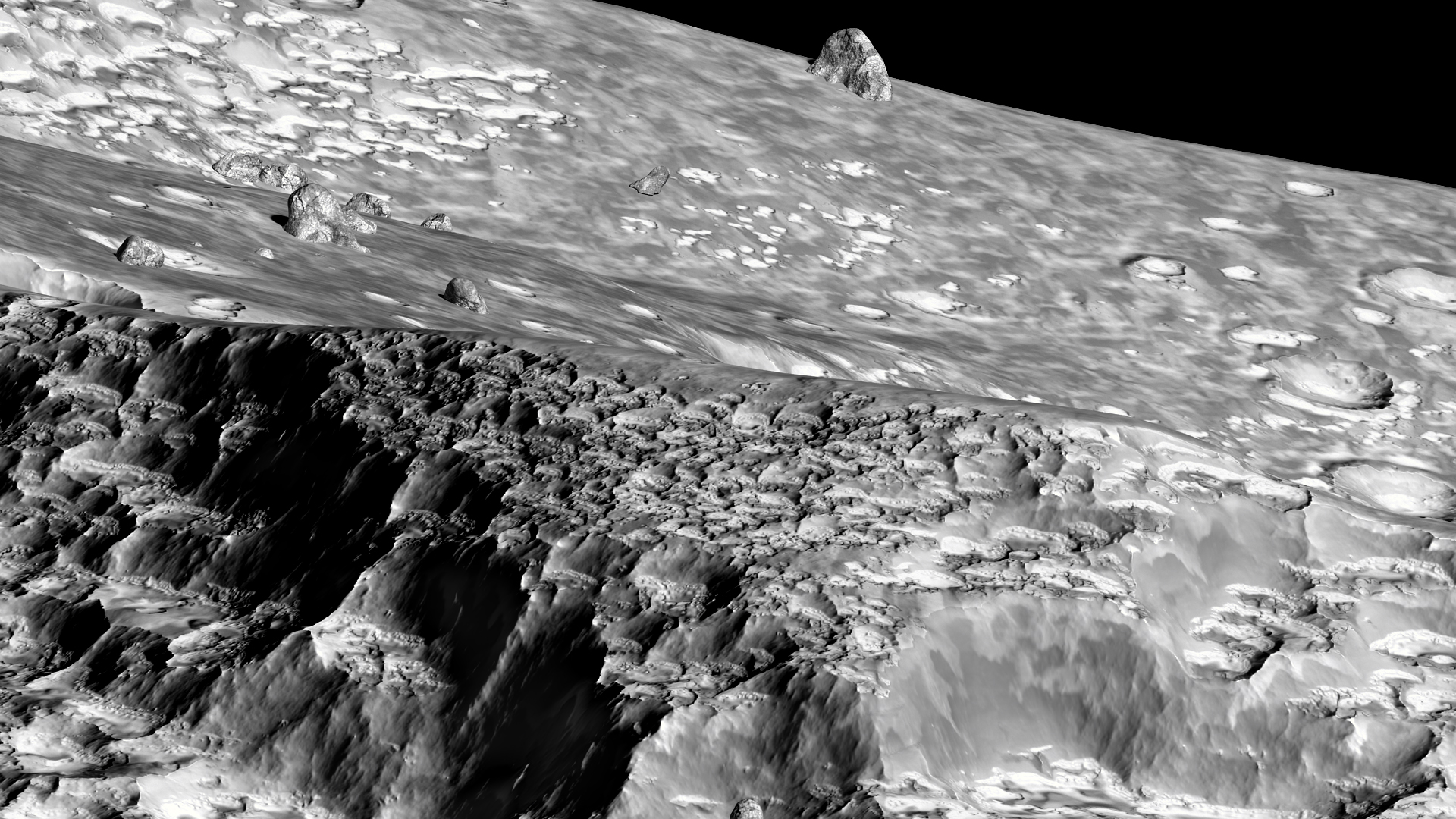 Moon Surface 3D