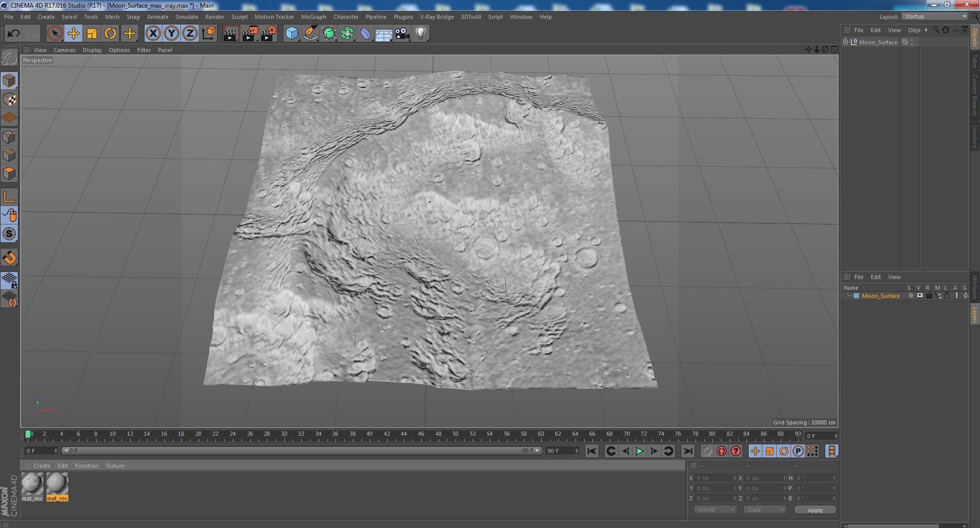 Moon Surface 3D