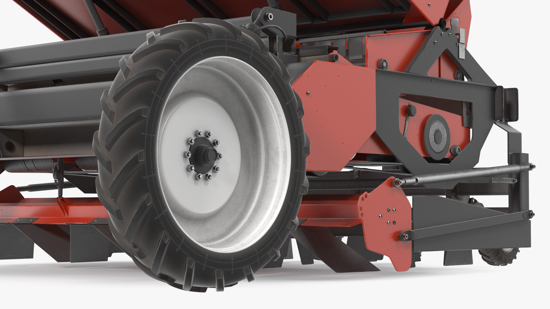 3D Potato Planter Red Used model