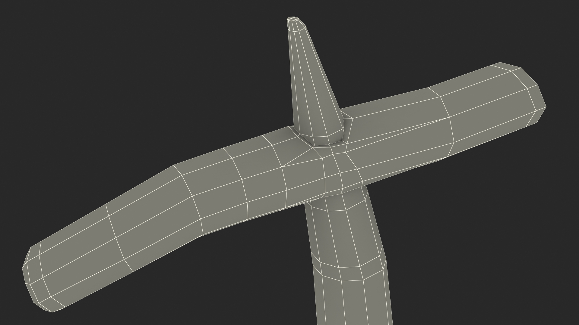 3D Ancient Digging Stick Tool
