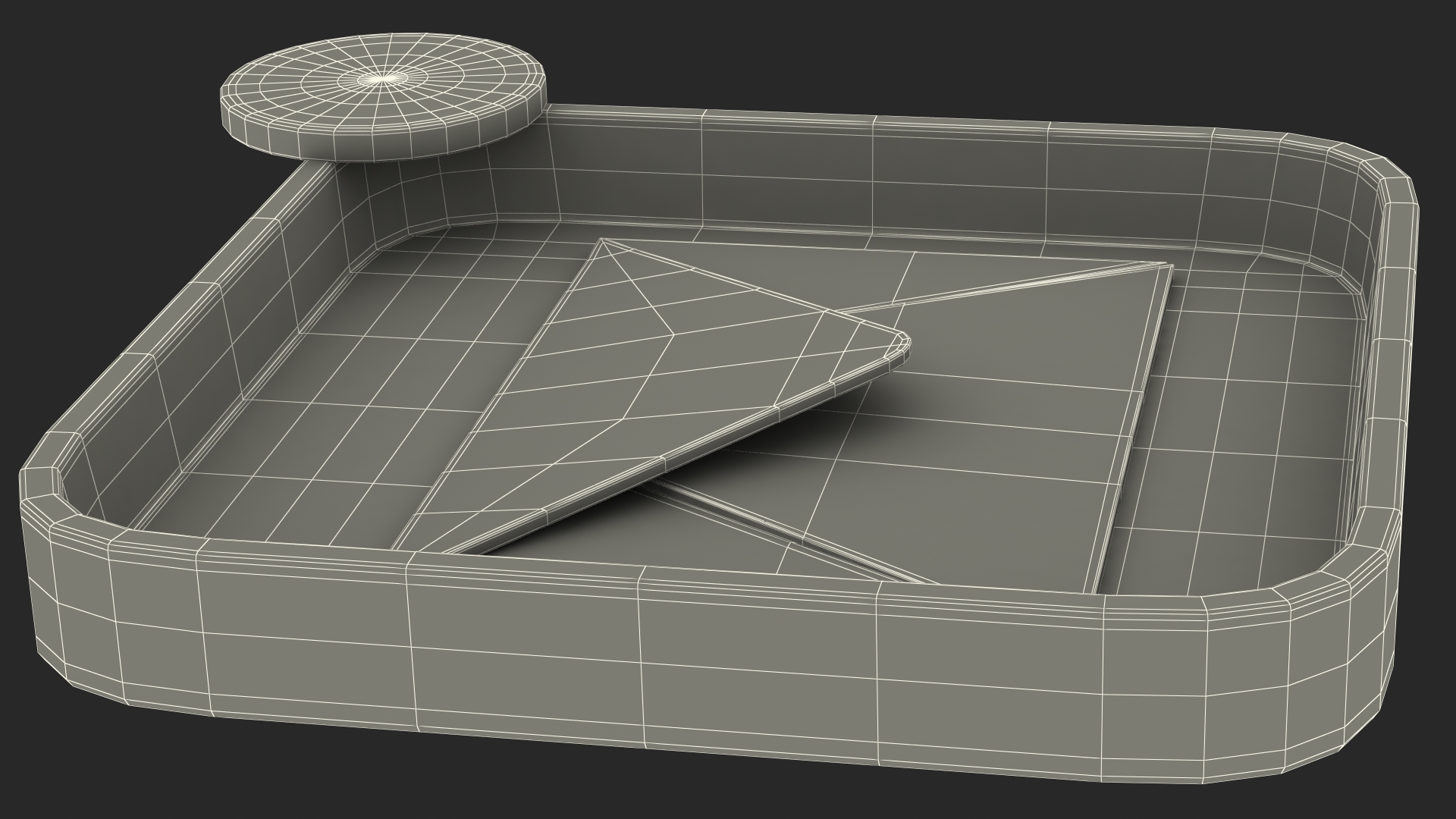 3D Email Notification Icon model