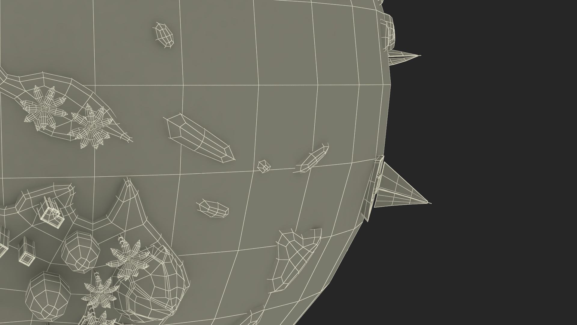 Stylized Cartoon Miniature Earth 3D