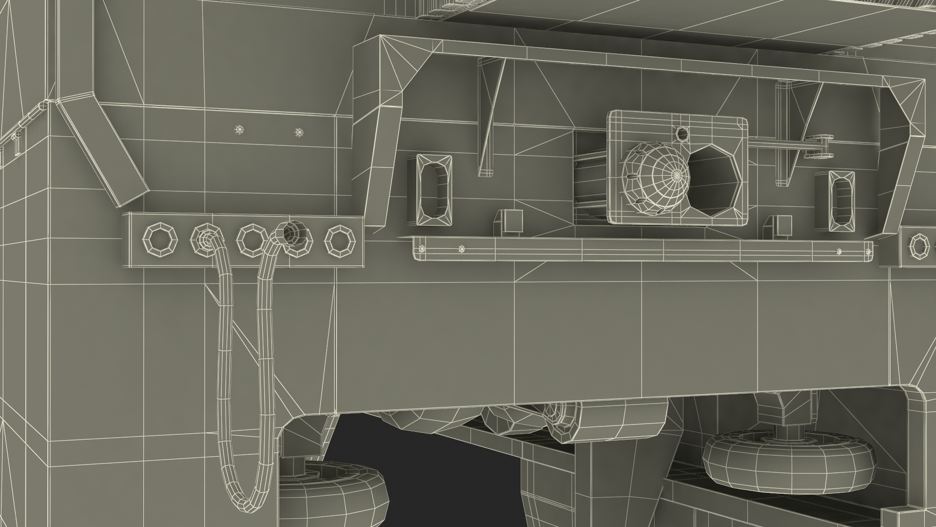 3D model Chongqing Monorail Train Head and Passenger Cars Rigged