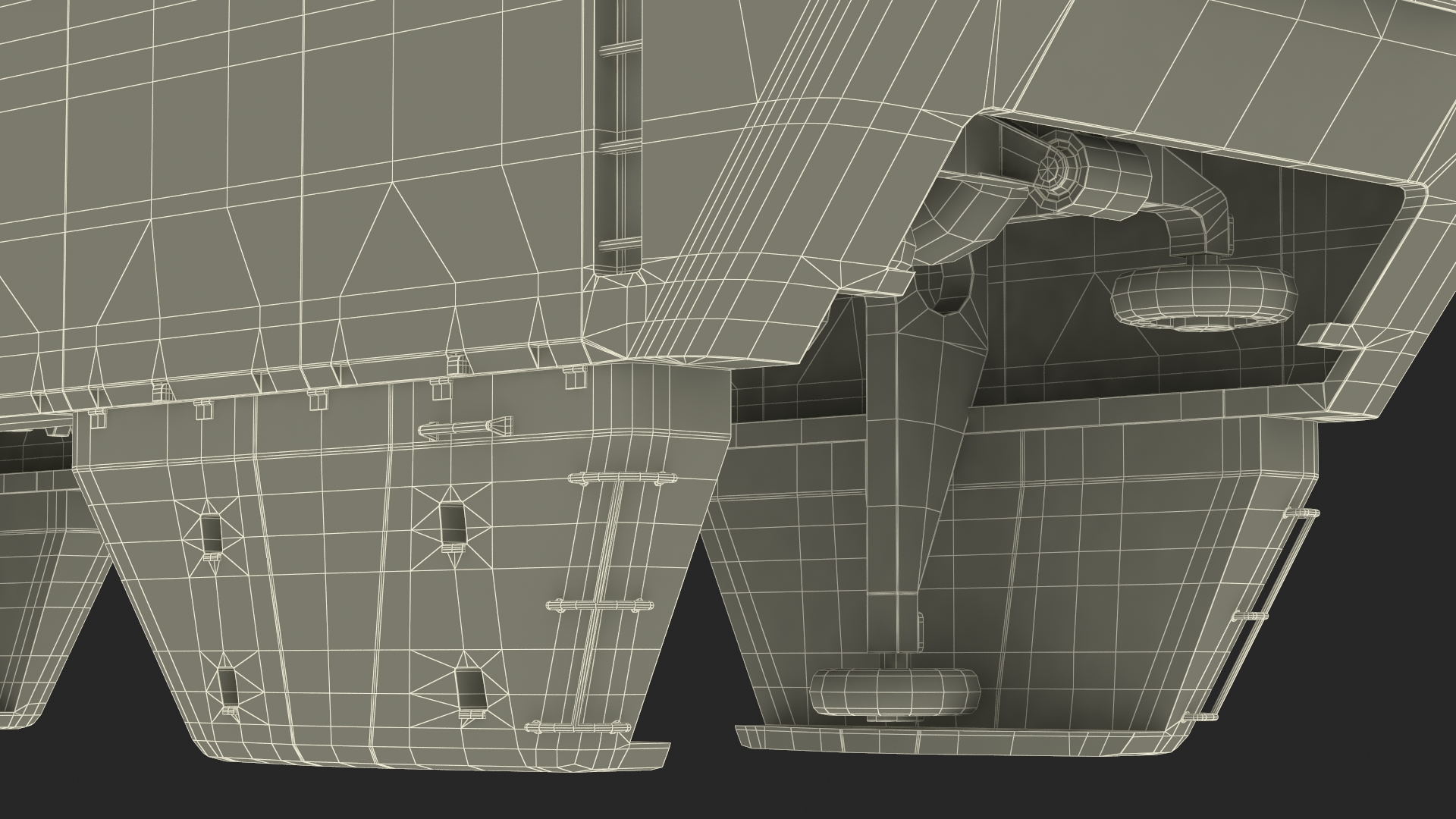 3D model Chongqing Monorail Train Head and Passenger Cars Rigged