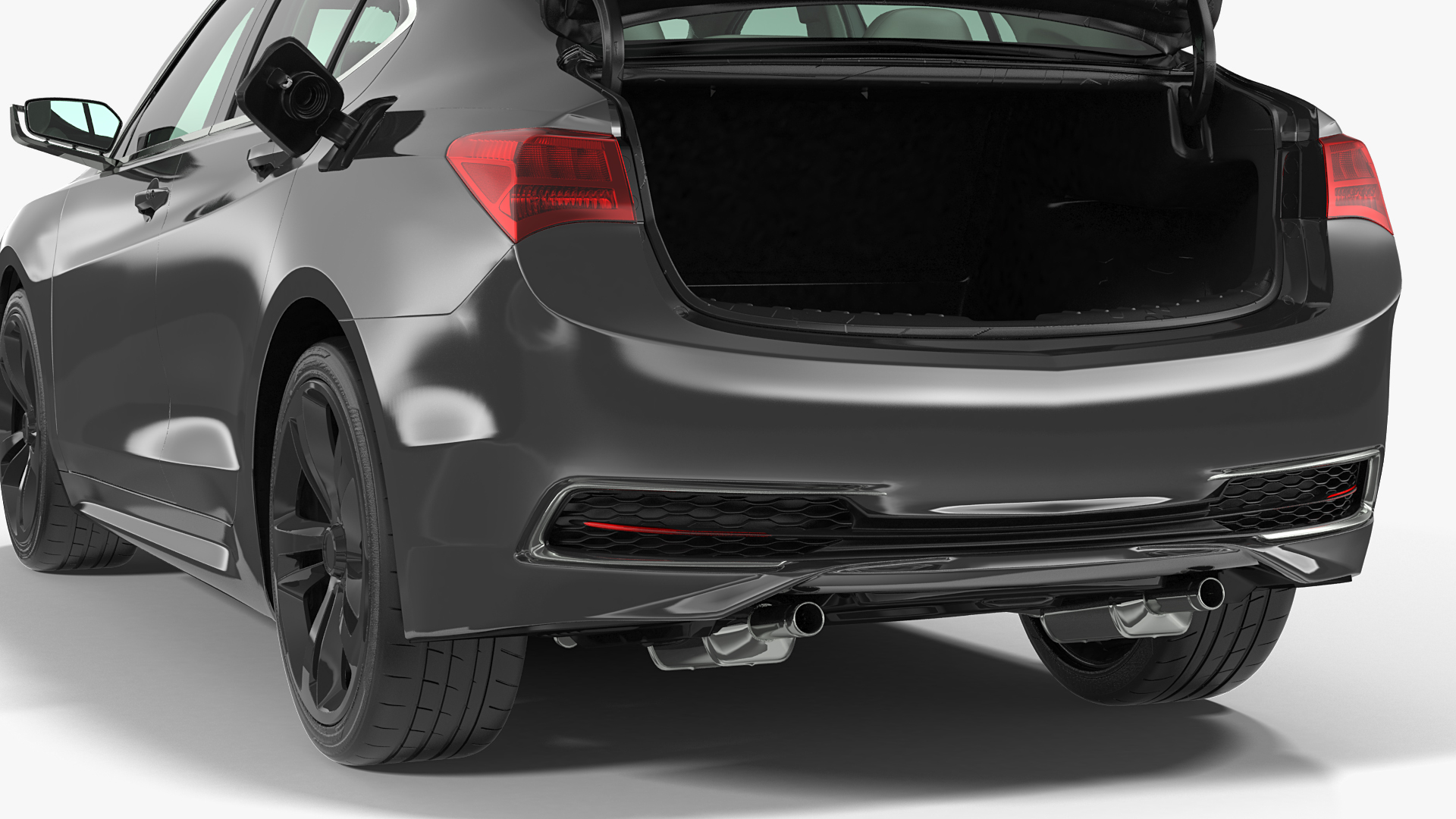 Luxury Sedan Generic Rigged 3D