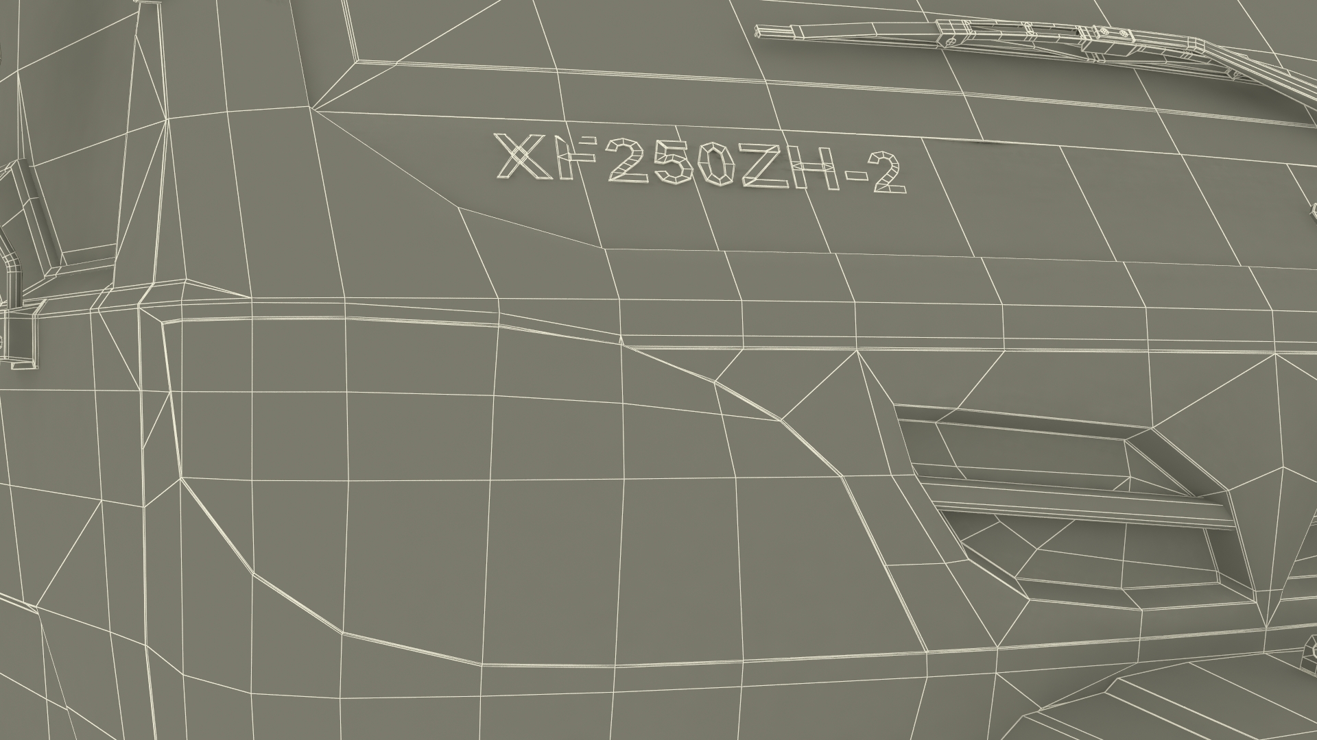 Delivery Trike with Close Body Beige Rigged for Maya 3D