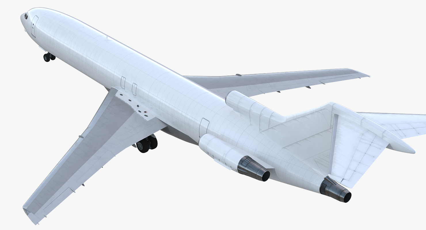 3D Boeing 727 200F Generic model