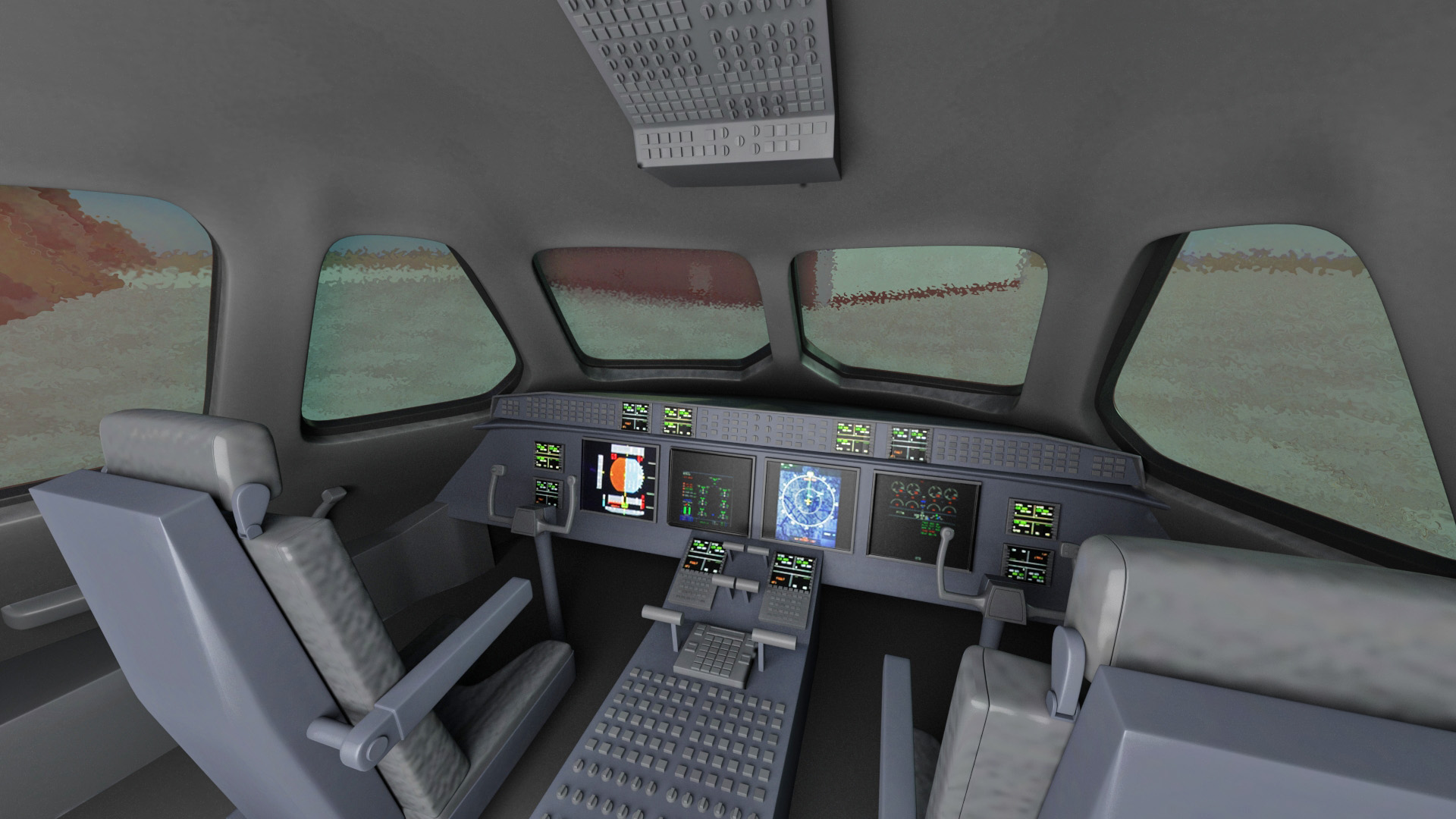 3D Airbus Atlas Military Transport Green Rigged for Maya model