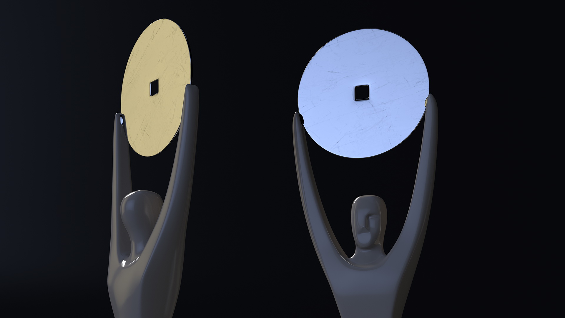 Trophy for High Achievement 3D