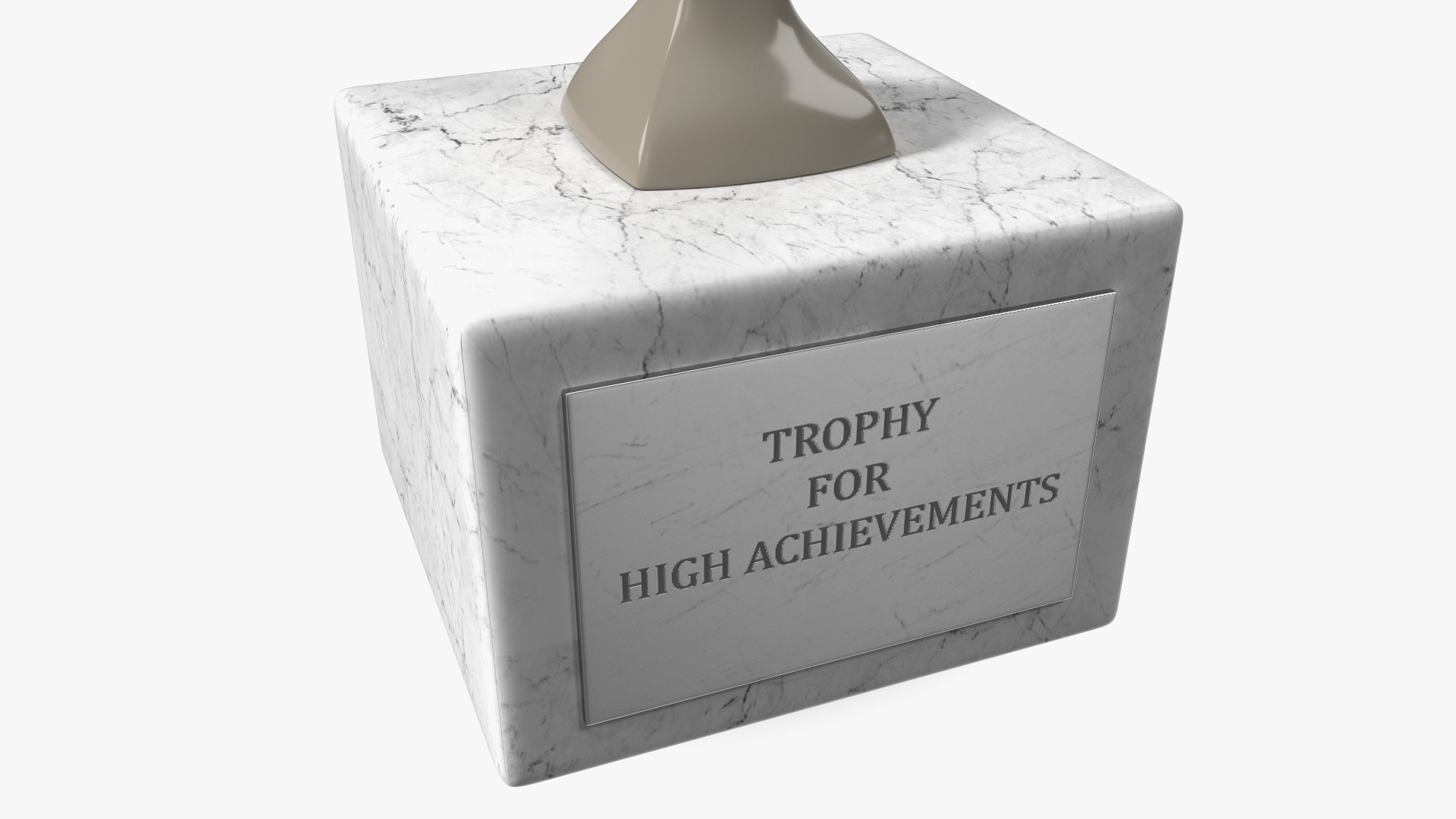 Trophy for High Achievement 3D