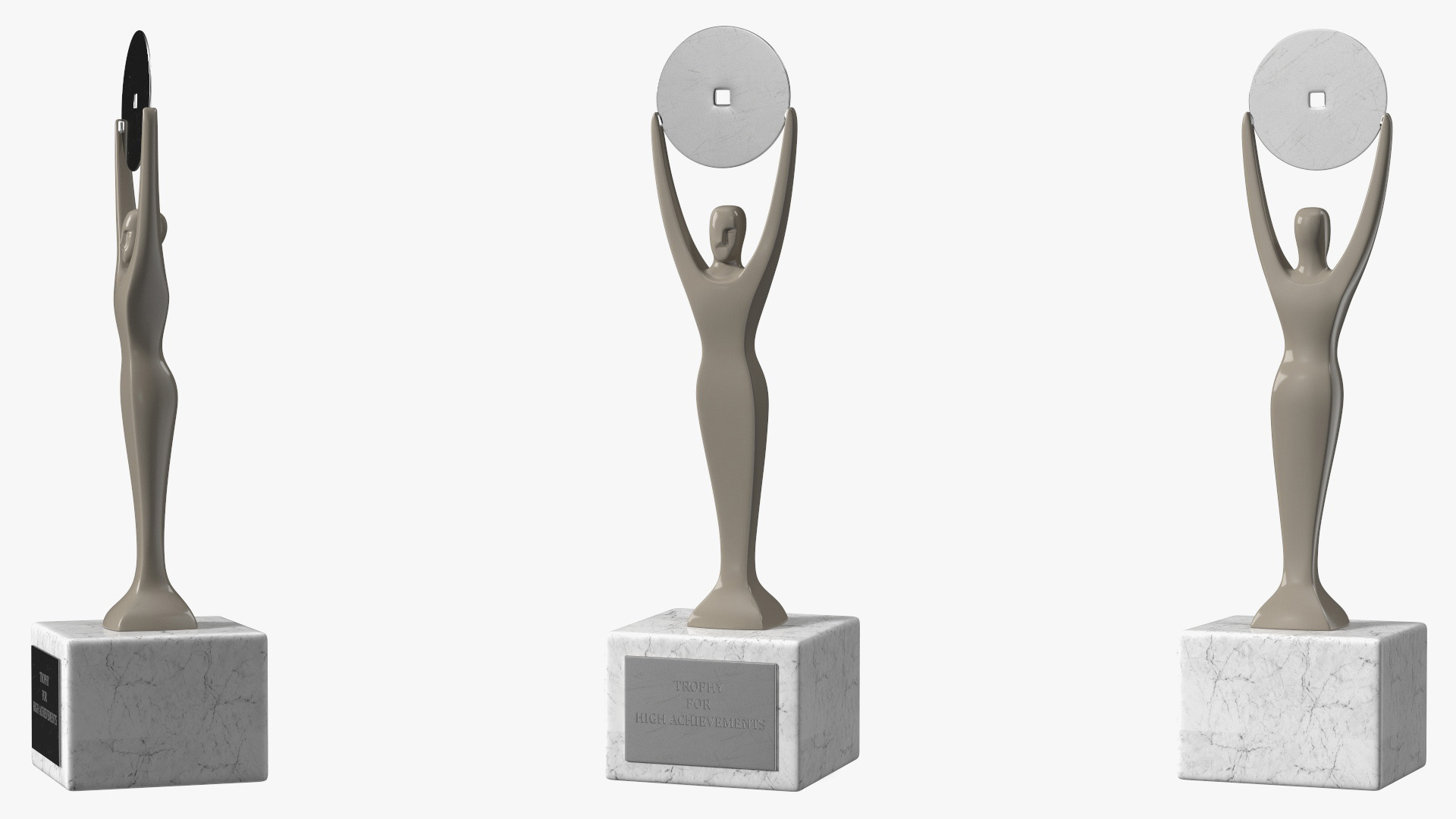 Trophy for High Achievement 3D
