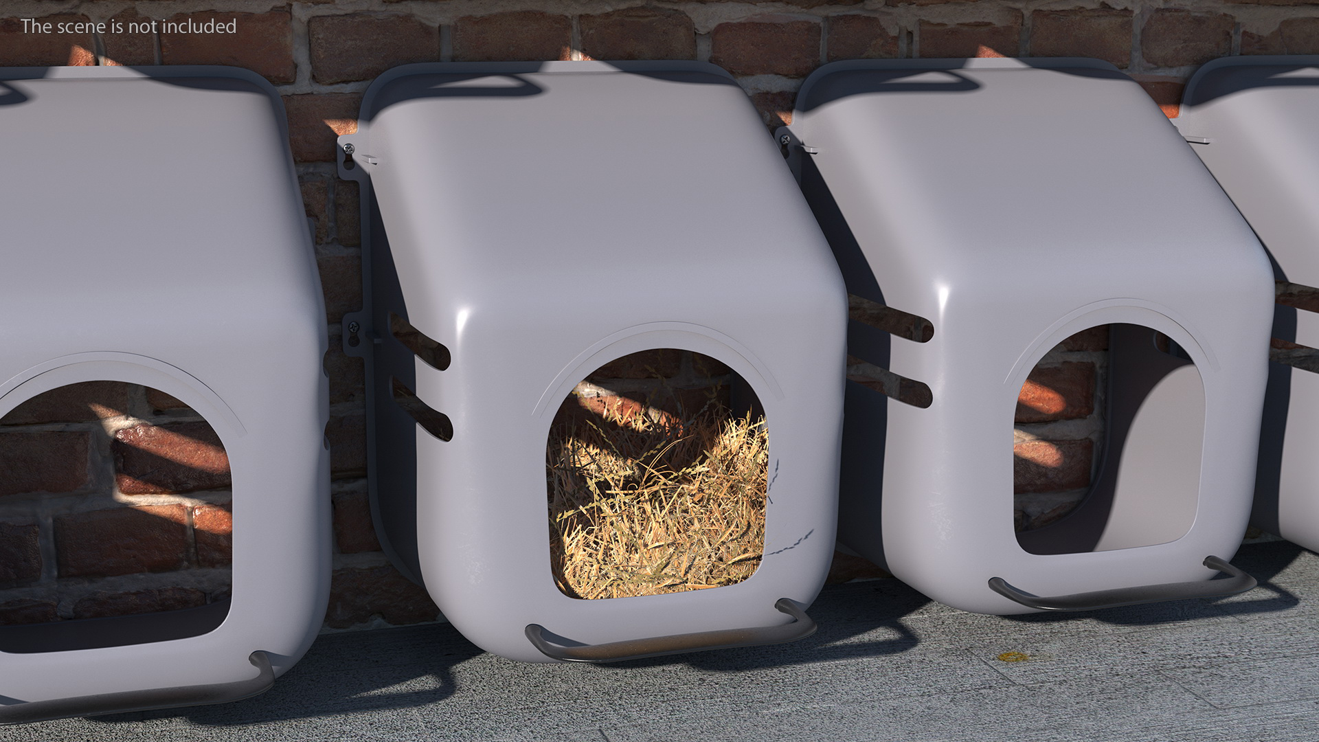 Wall Mount Nesting Nest Box for Chicken Coop 3D model