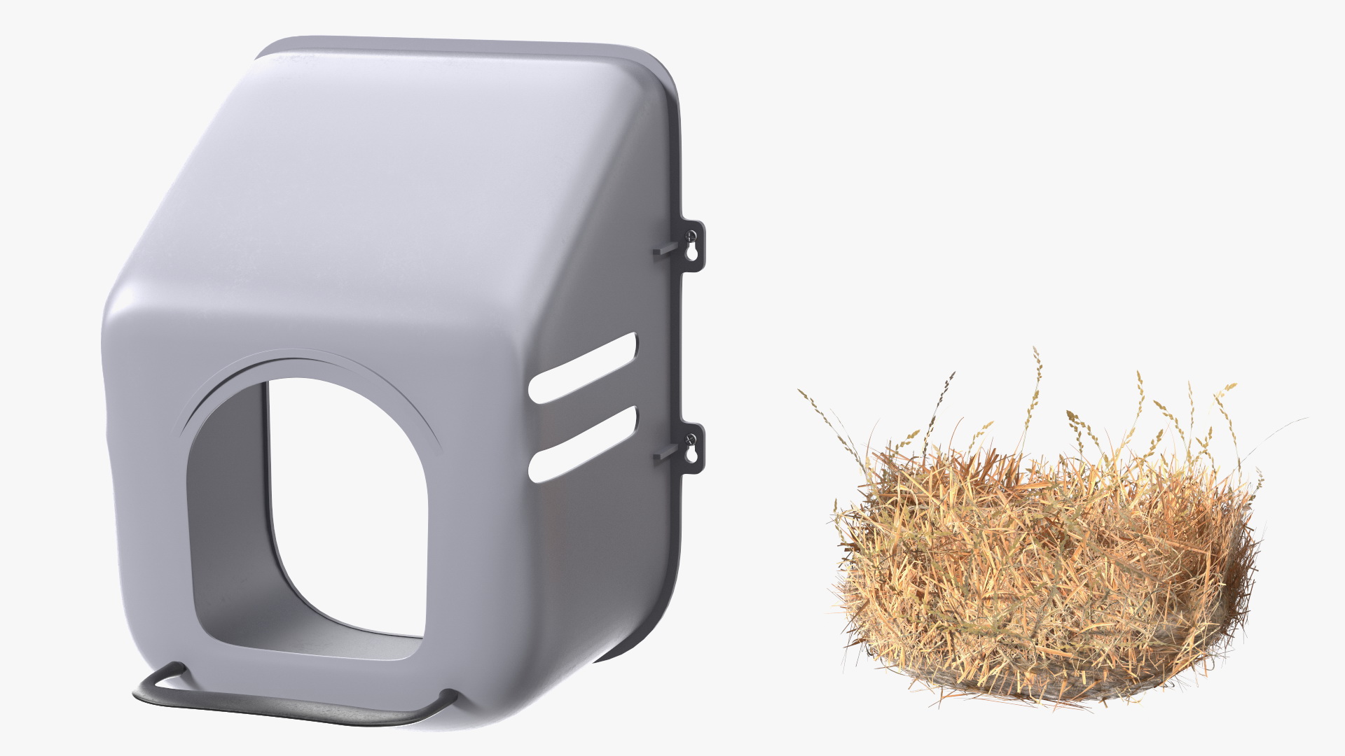 Wall Mount Nesting Nest Box for Chicken Coop 3D model