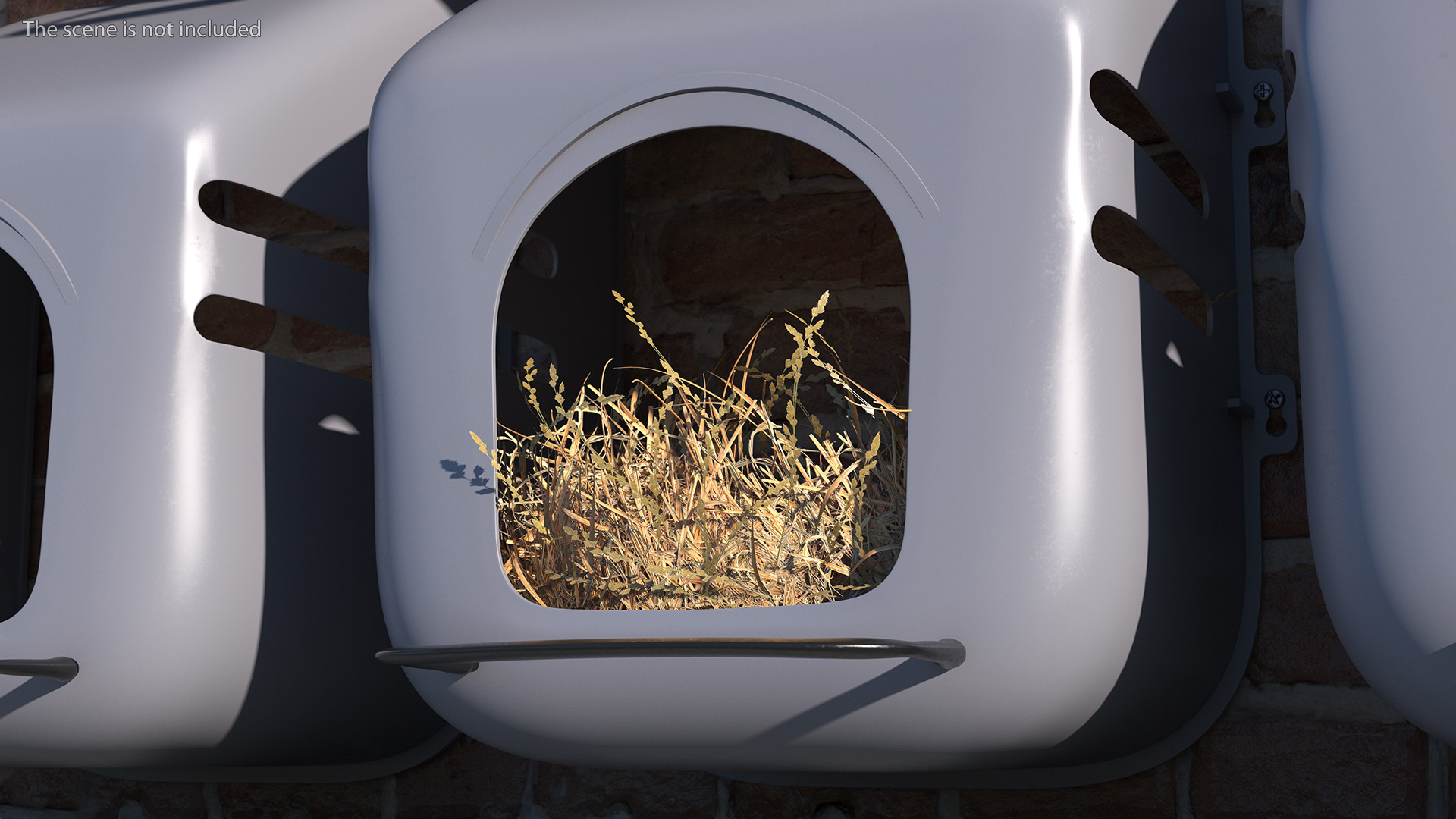 Wall Mount Nesting Nest Box for Chicken Coop 3D model