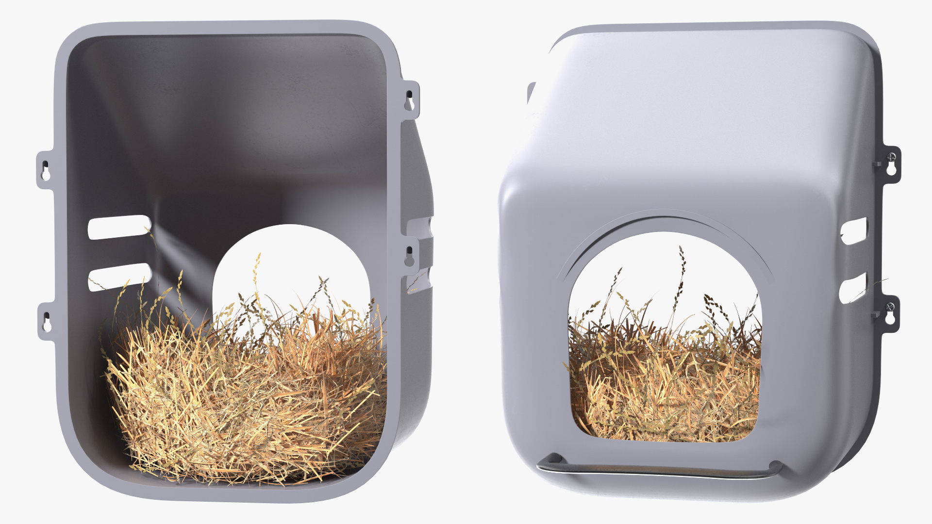 Wall Mount Nesting Nest Box for Chicken Coop 3D model