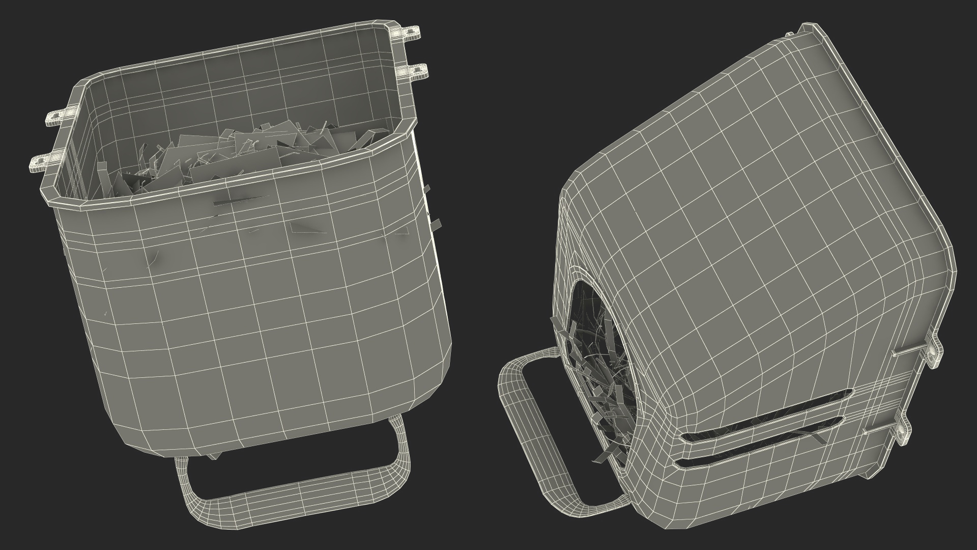 Wall Mount Nesting Nest Box for Chicken Coop 3D model