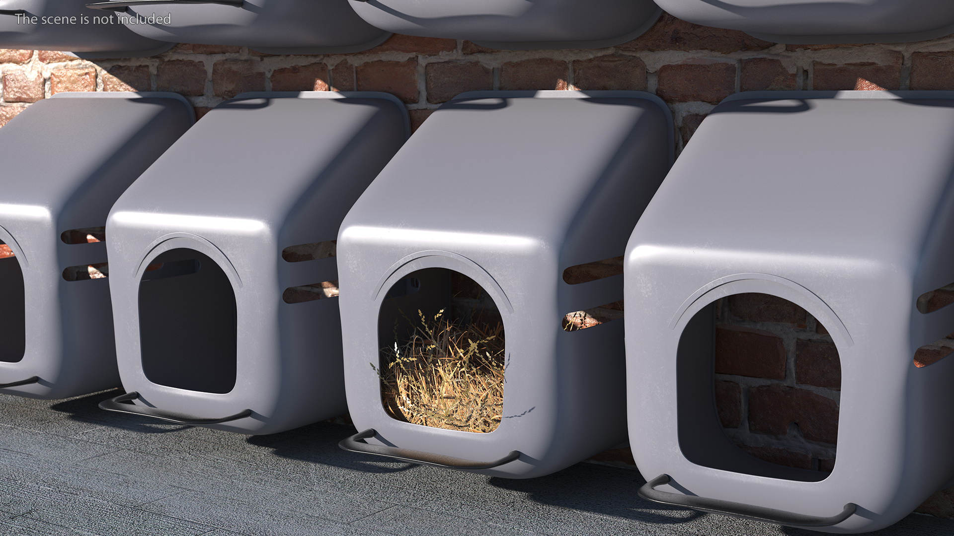 Wall Mount Nesting Nest Box for Chicken Coop 3D model