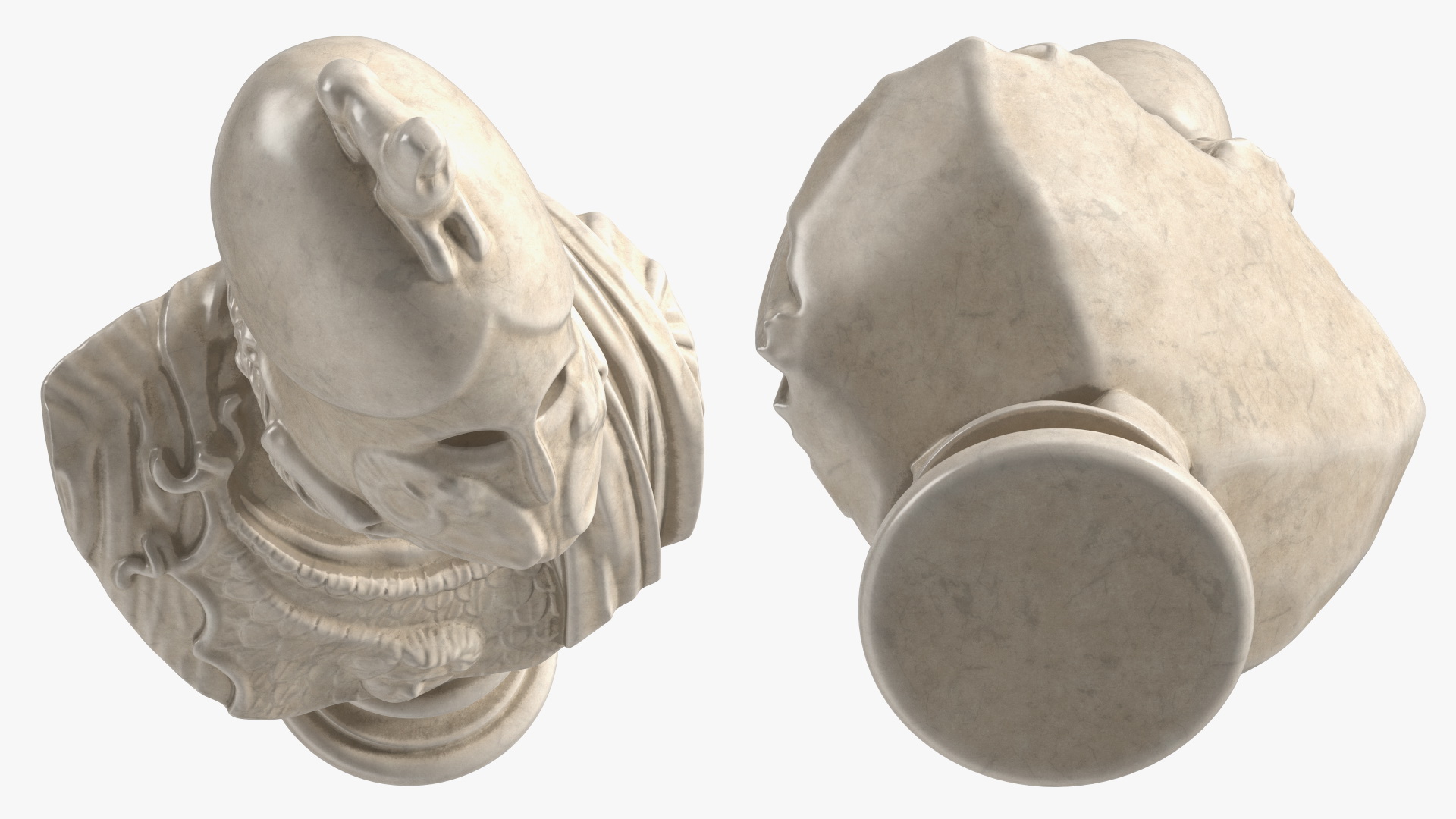 3D Bust Athena Giustiniani Marble for 3D Print model