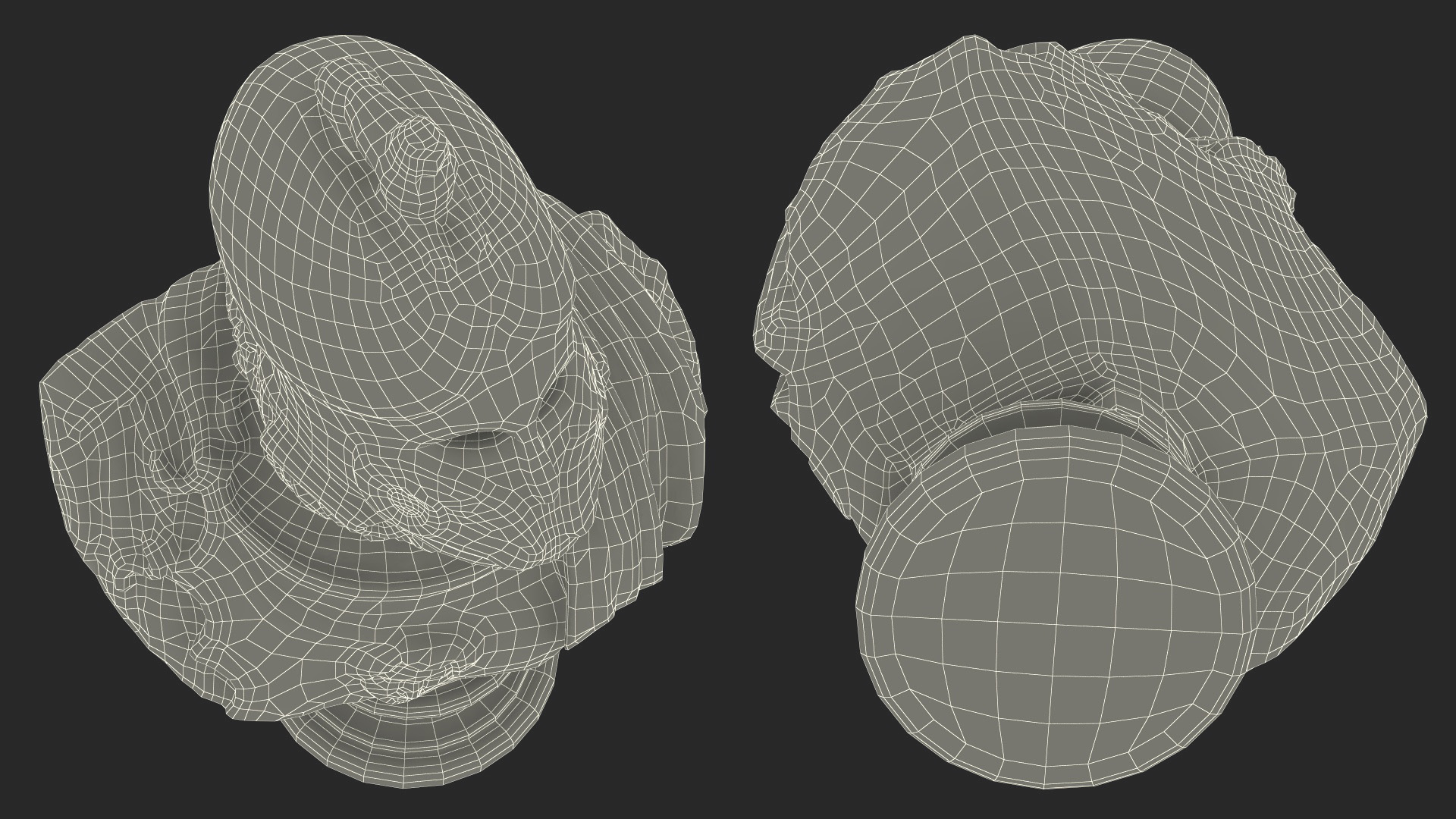 3D Bust Athena Giustiniani Marble for 3D Print model