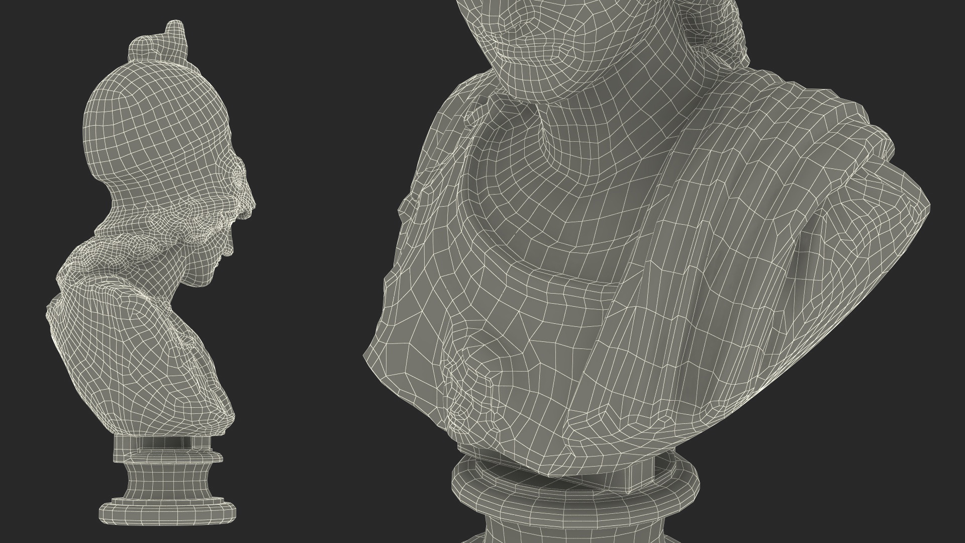 3D Bust Athena Giustiniani Marble for 3D Print model
