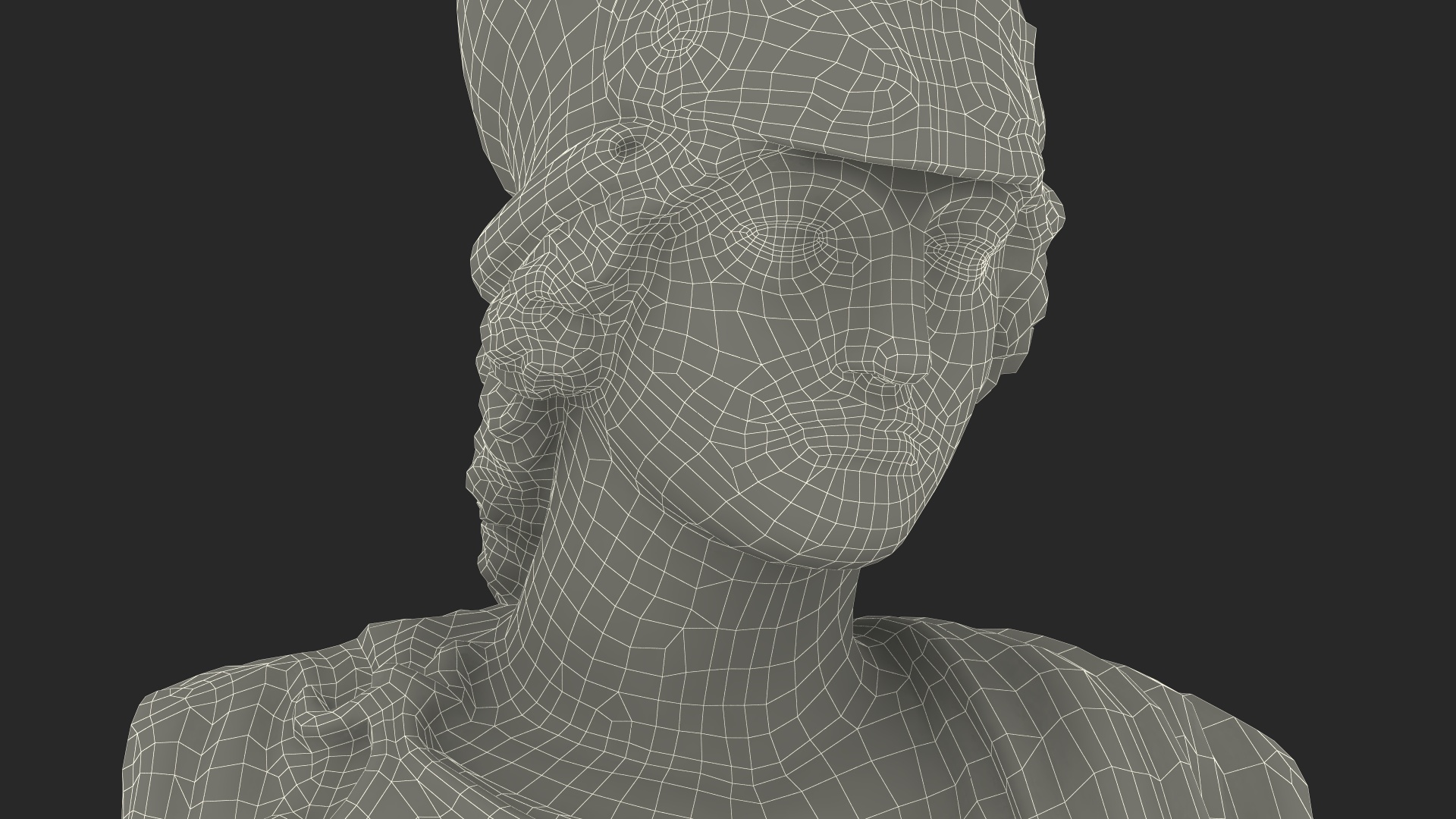3D Bust Athena Giustiniani Marble for 3D Print model