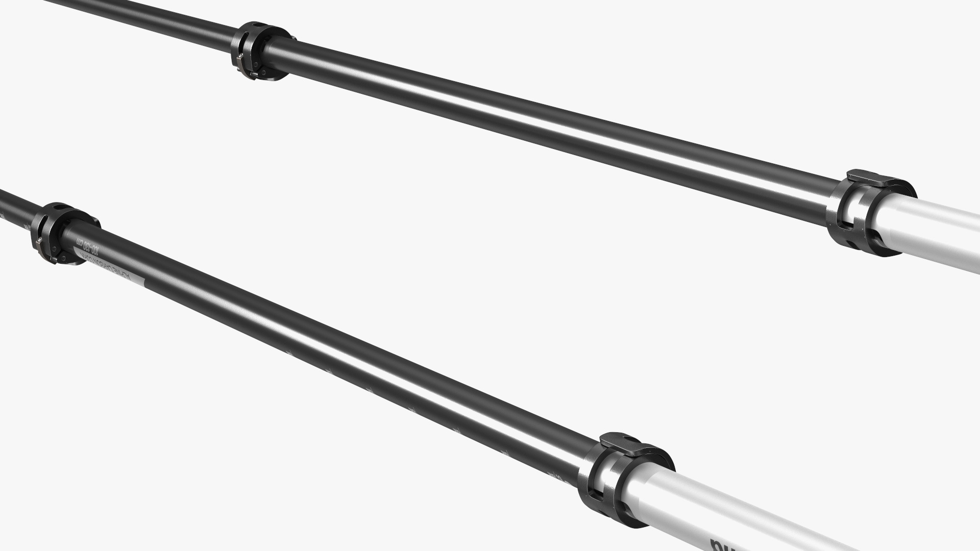 3D White Black Diamond Carbon Trekking-Poles