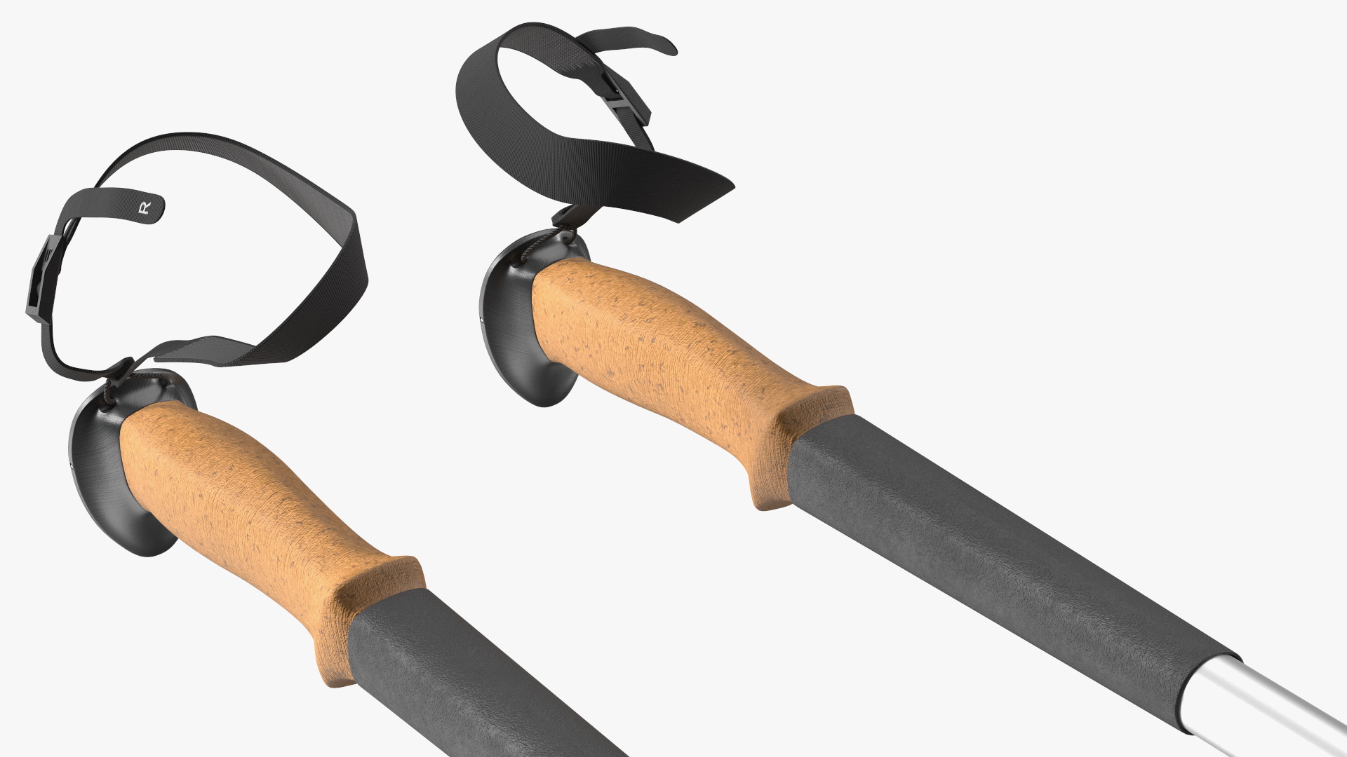 3D White Black Diamond Carbon Trekking-Poles