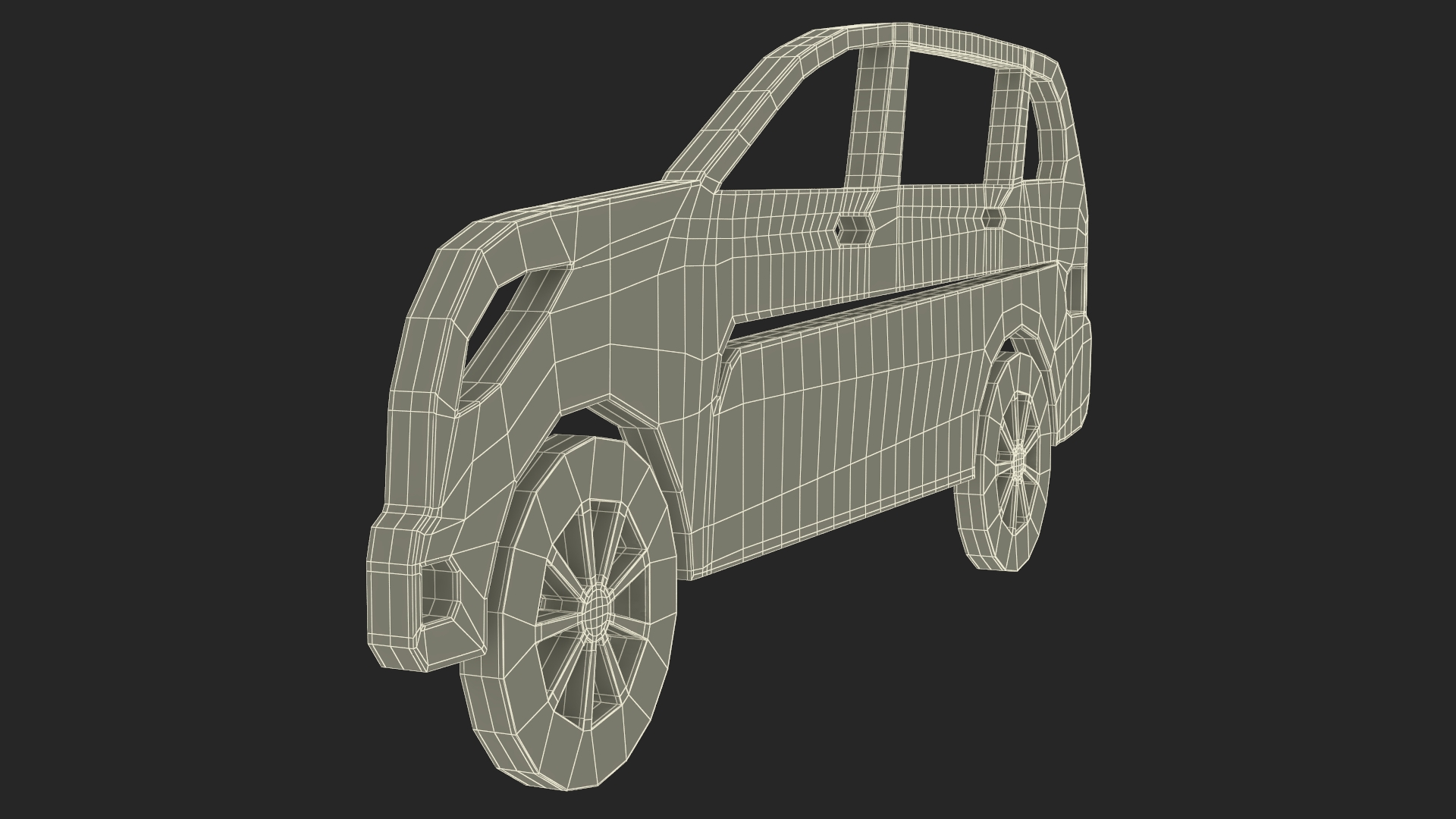 SUV Silhouette 3D model
