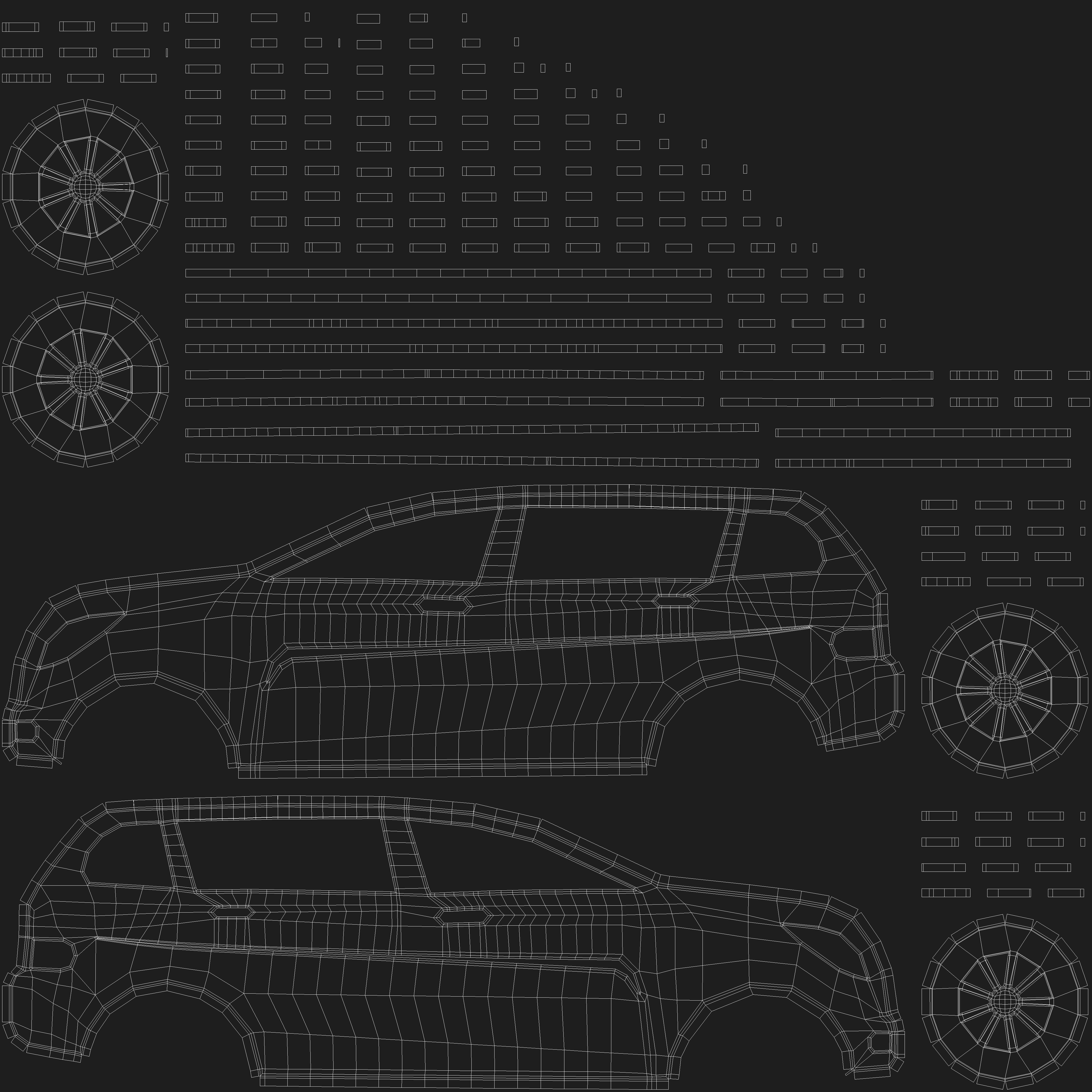 SUV Silhouette 3D model