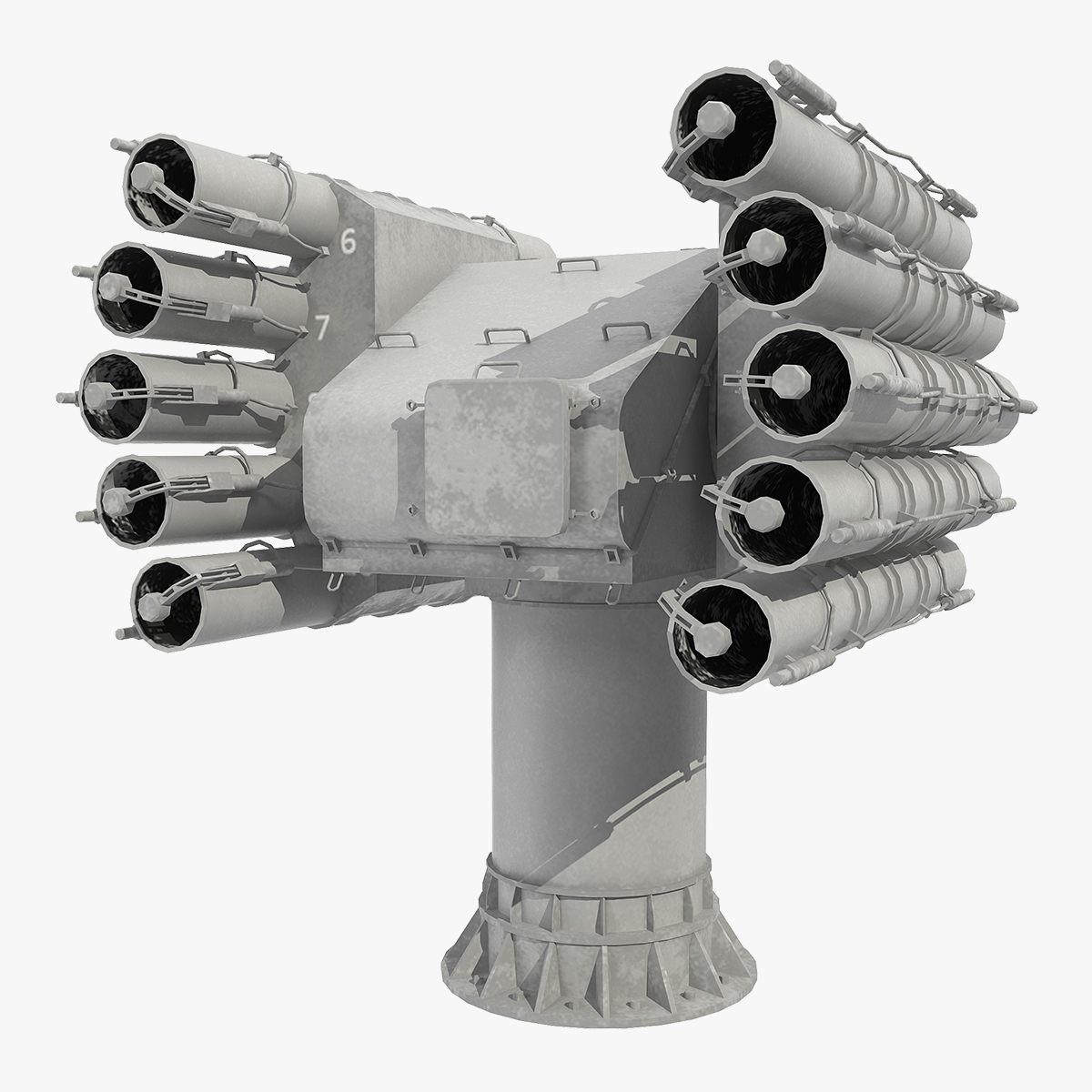 Anti Submarine Weapon UDAV 3D Model, view 3