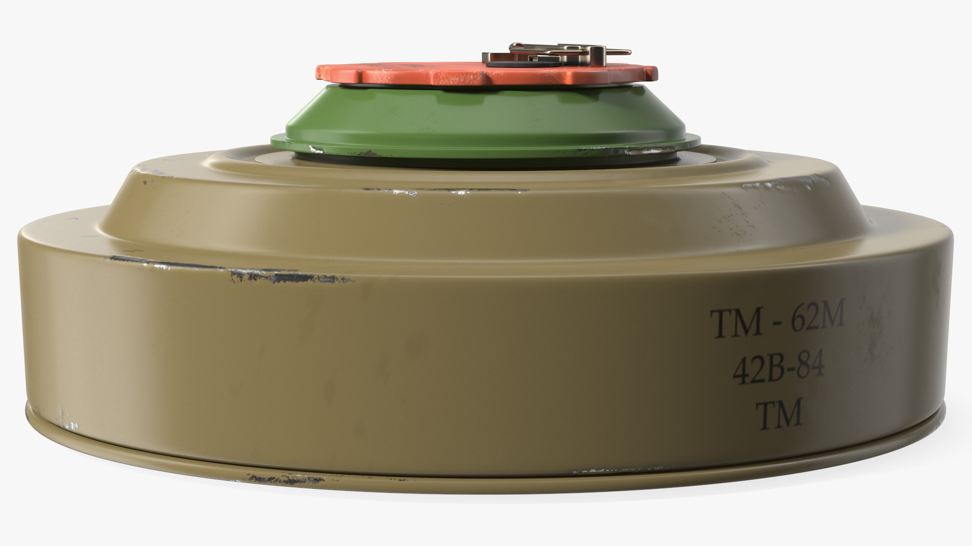 Anti Tank Blast Mine TM-62 Clean 3D