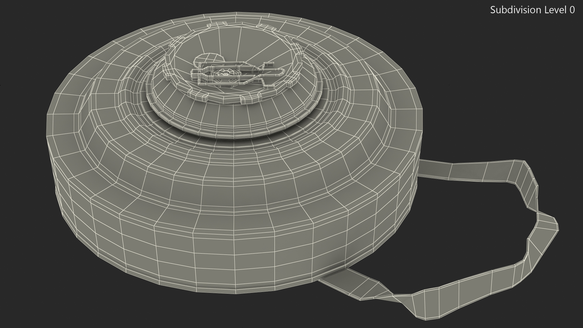 Anti Tank Blast Mine TM-62 Clean 3D
