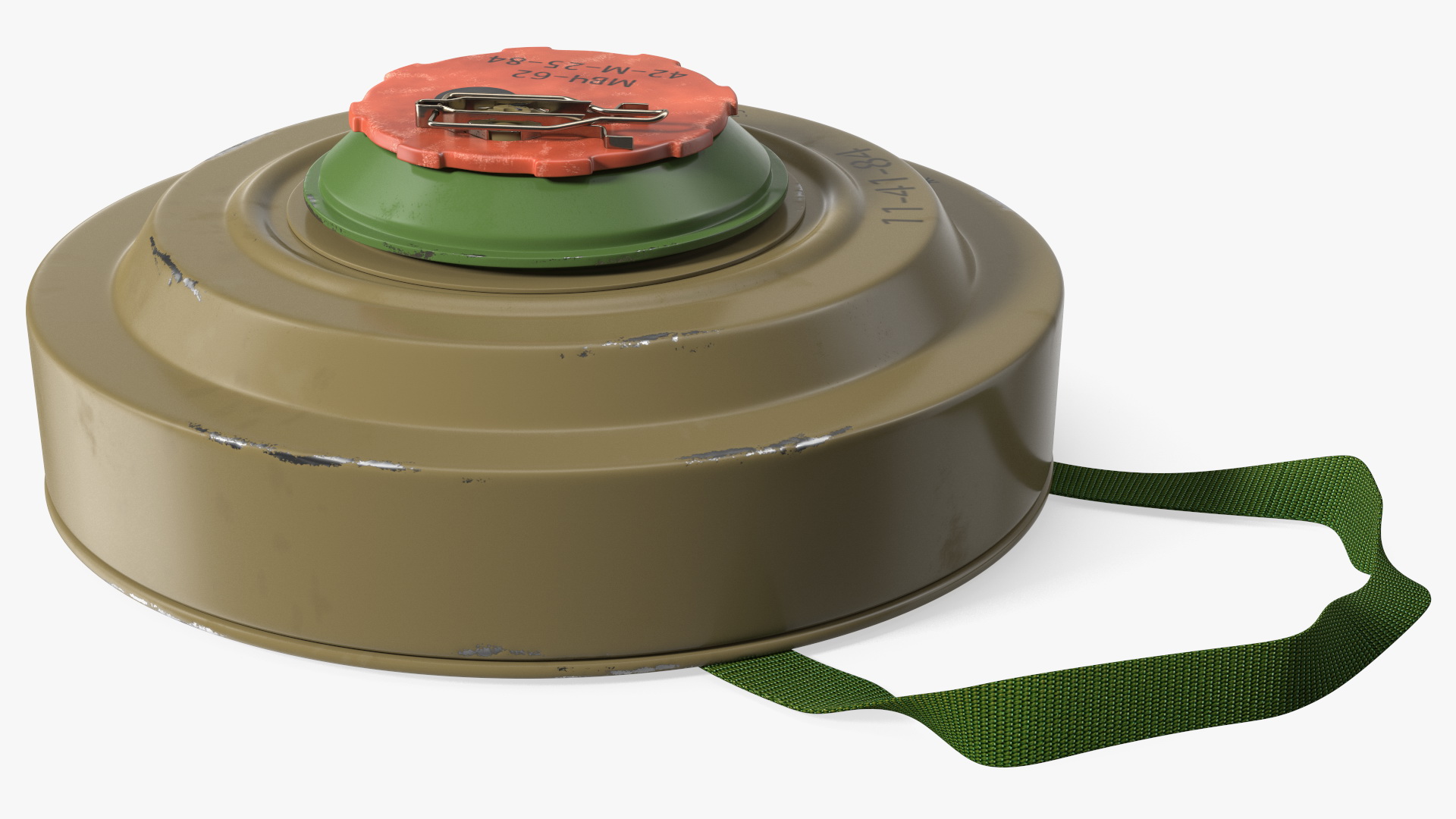 Anti Tank Blast Mine TM-62 Clean 3D