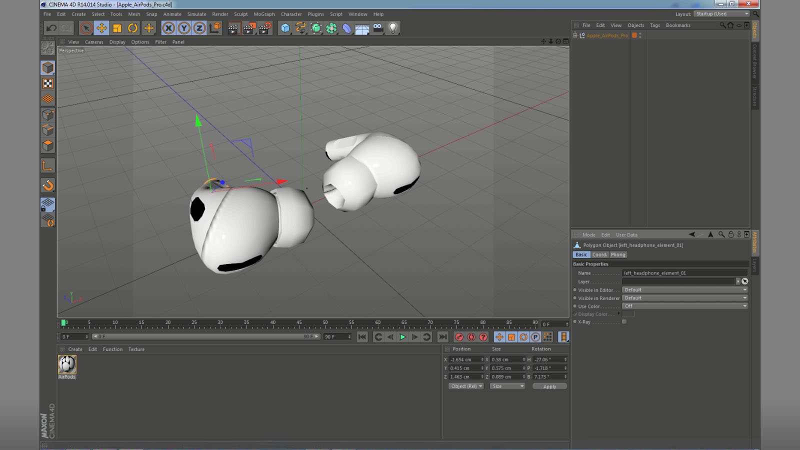 Apple AirPods Pro 3D