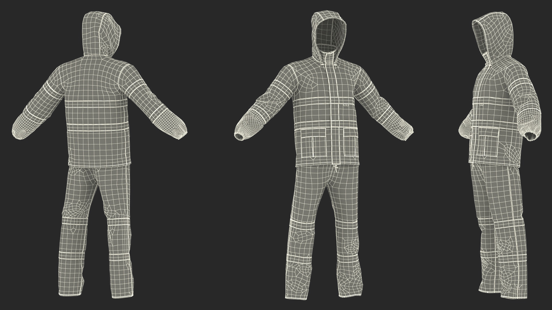 3D John Deere Rain Suit High Visibility