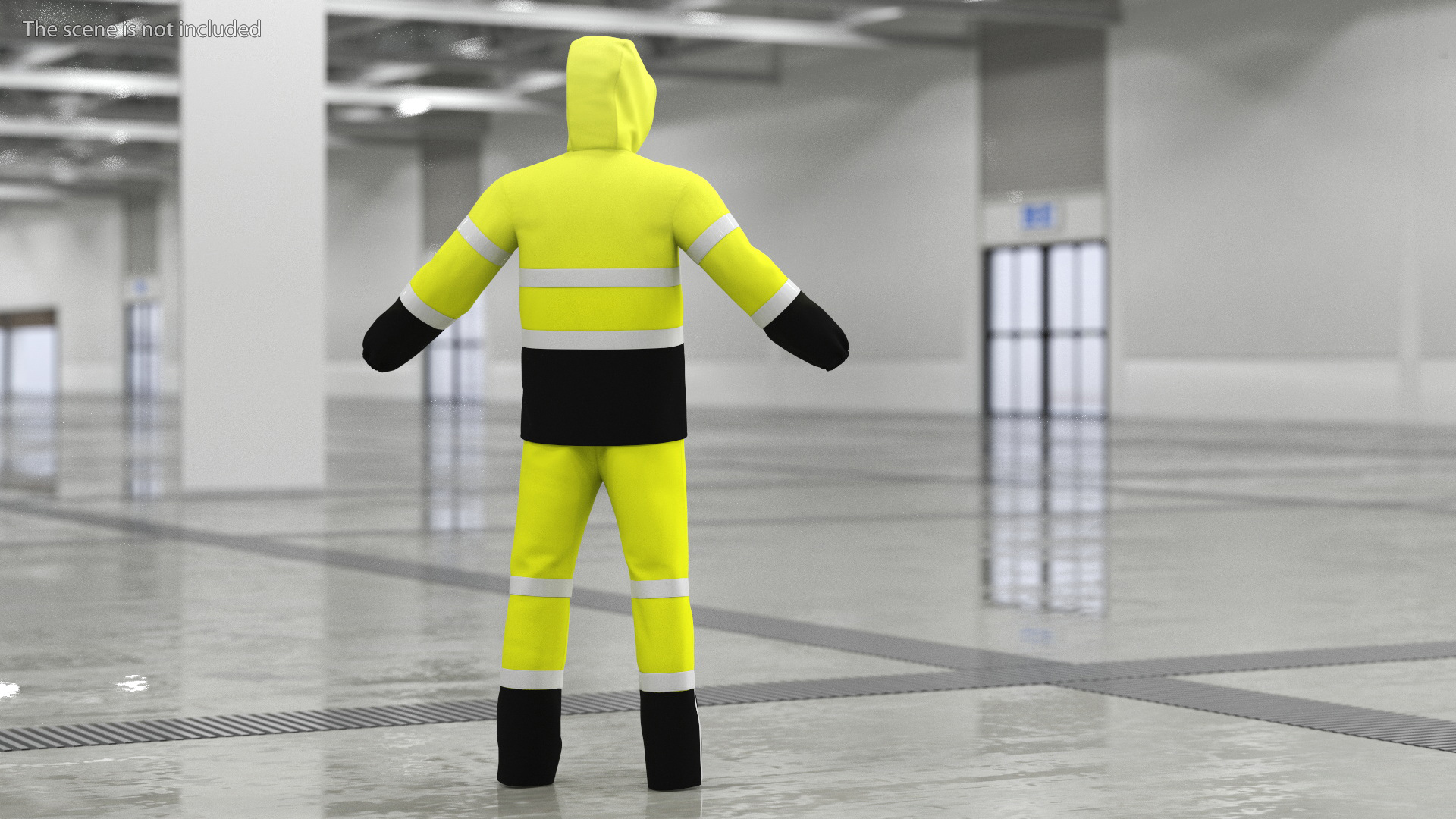 3D John Deere Rain Suit High Visibility