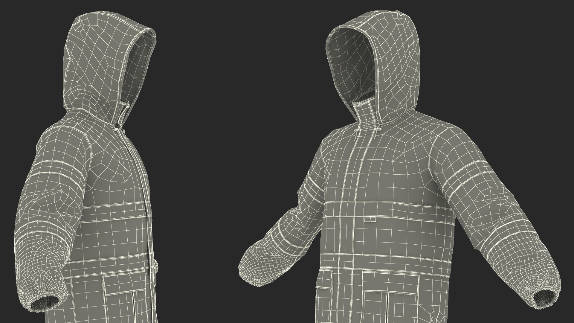 3D John Deere Rain Suit High Visibility