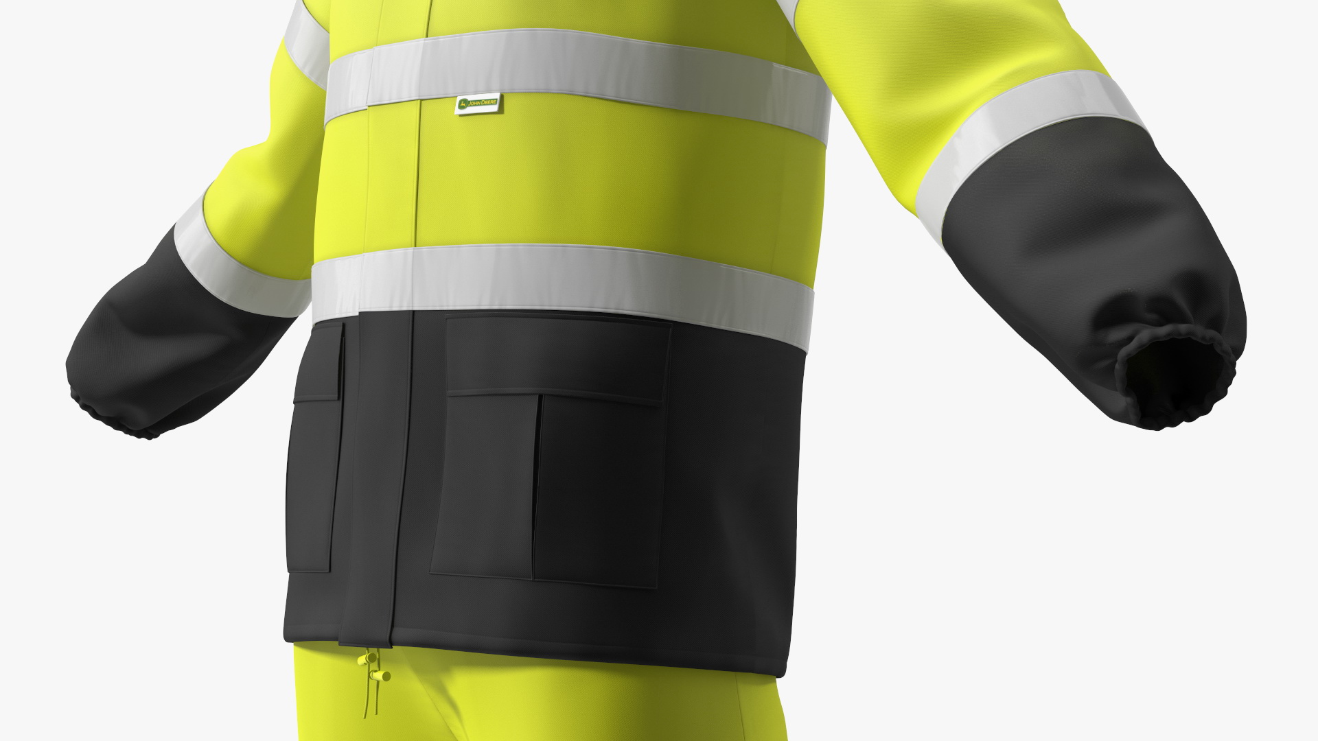 3D John Deere Rain Suit High Visibility