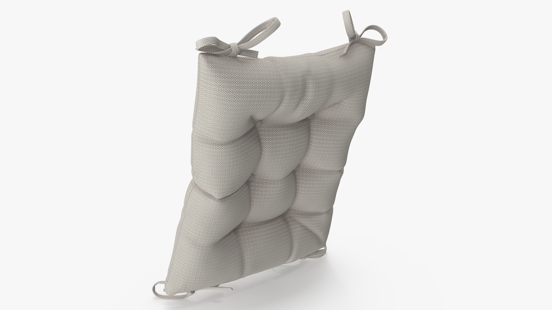 3D Chair Back Cushion Gray model