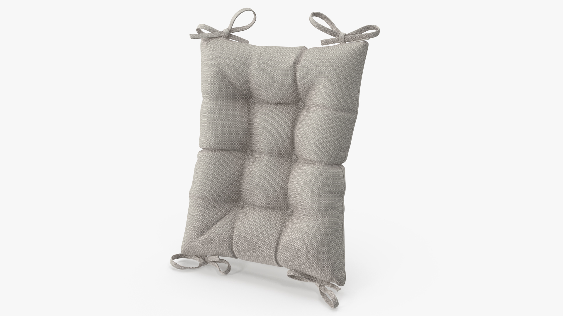 3D Chair Back Cushion Gray model