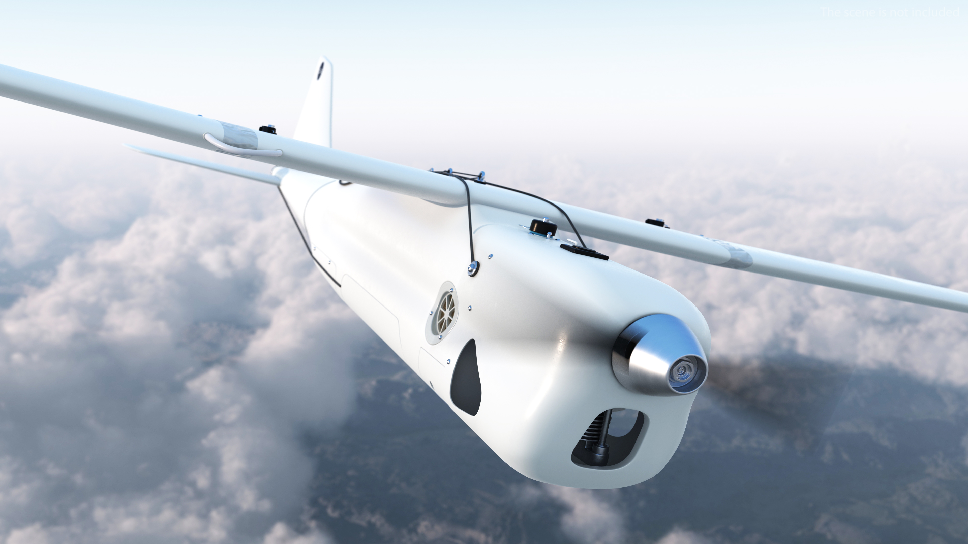 Orlan 10 Russian UAV Rigged 3D