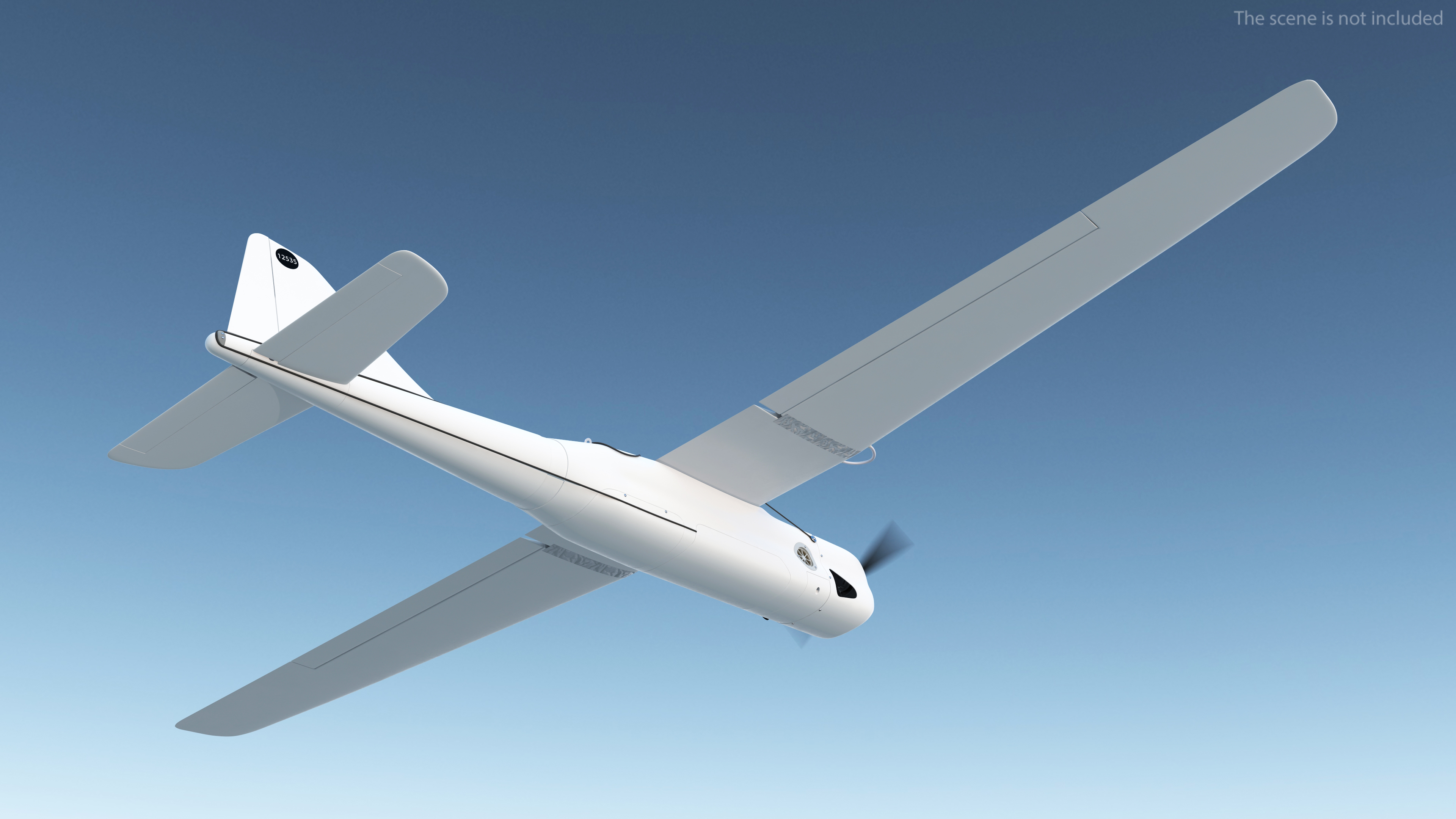 Orlan 10 Russian UAV Rigged 3D