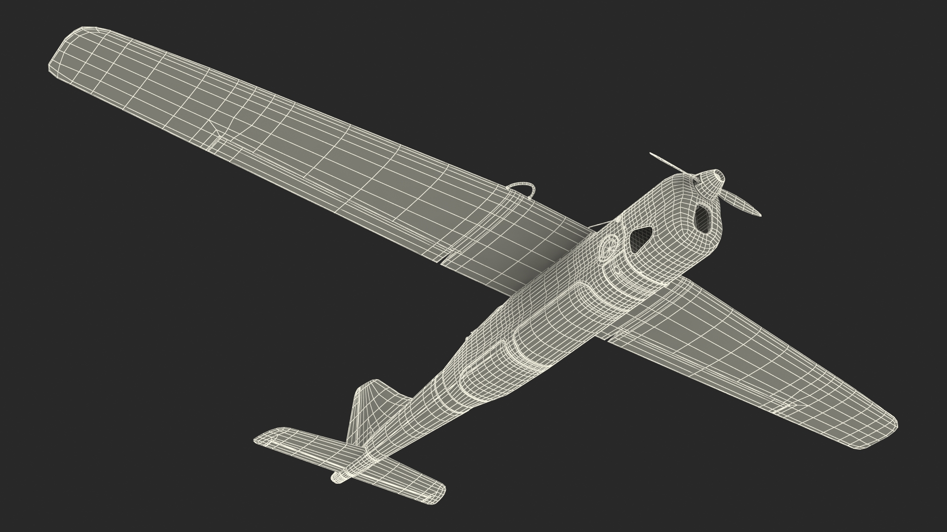 Orlan 10 Russian UAV Rigged 3D