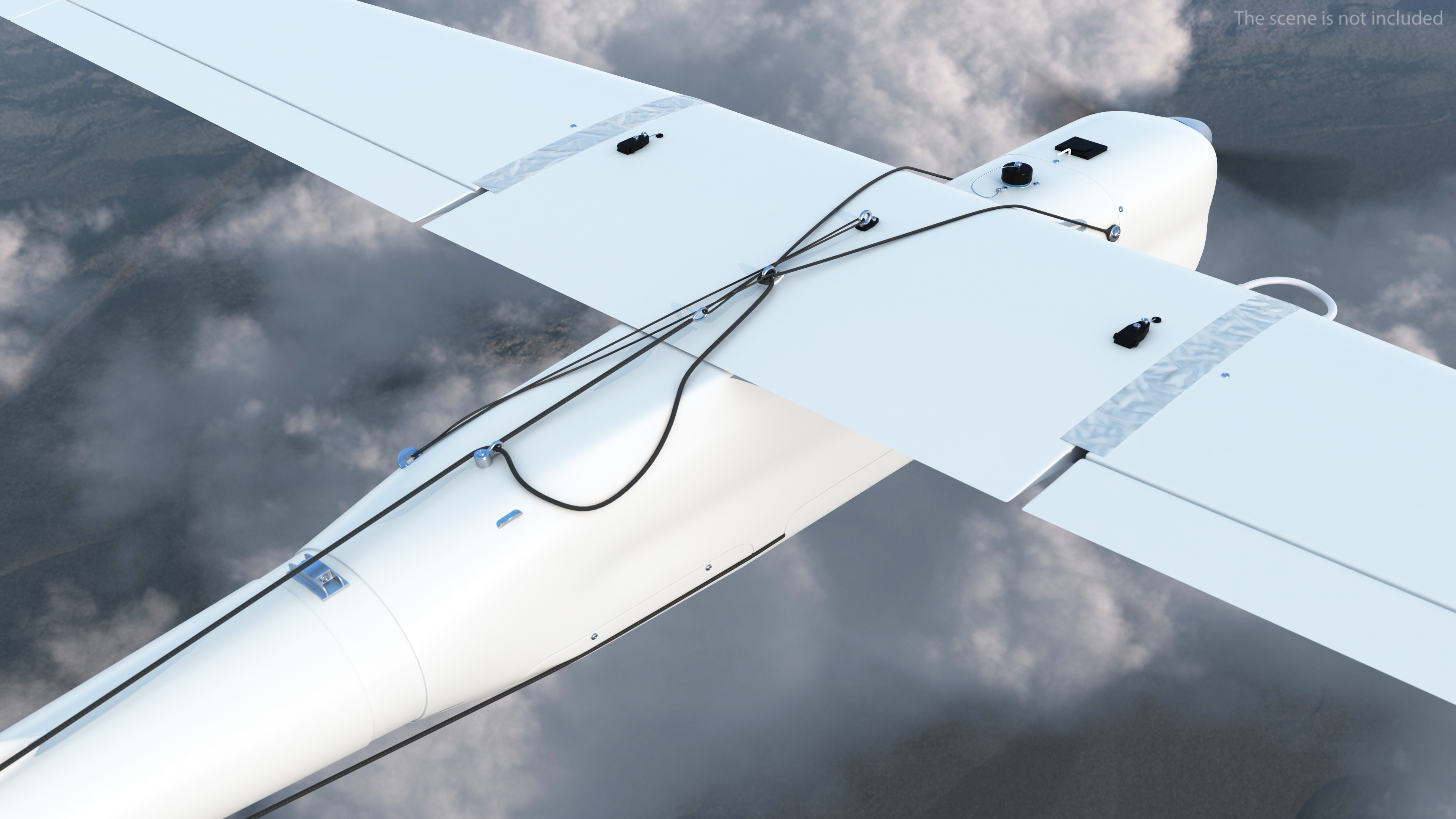 Orlan 10 Russian UAV Rigged 3D
