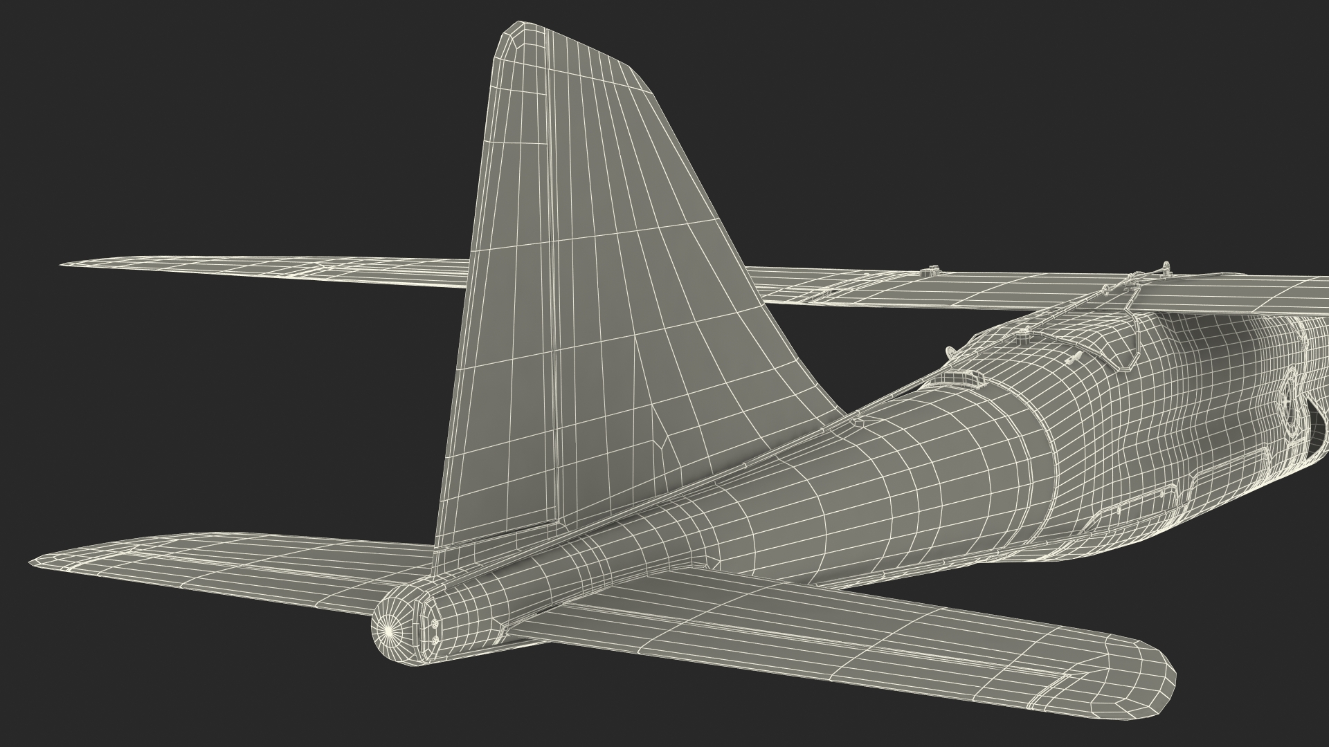 Orlan 10 Russian UAV Rigged 3D