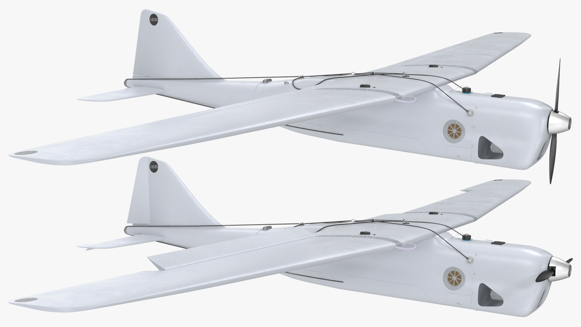 Orlan 10 Russian UAV Rigged 3D