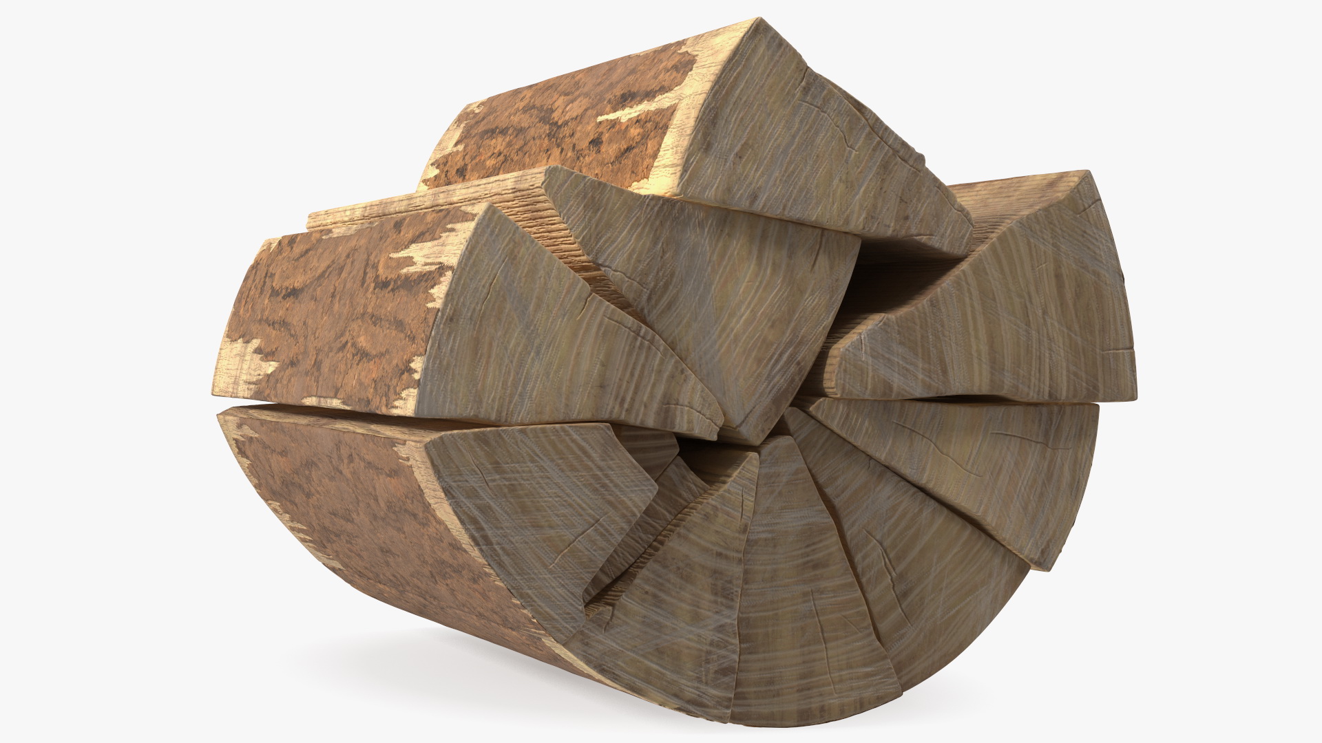 Firewood Log Rack 3D